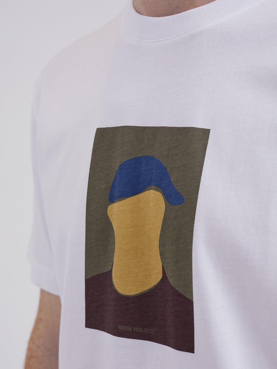 NORSE PROJECTS T-shirt Con Stampa Serigrafata Bianco