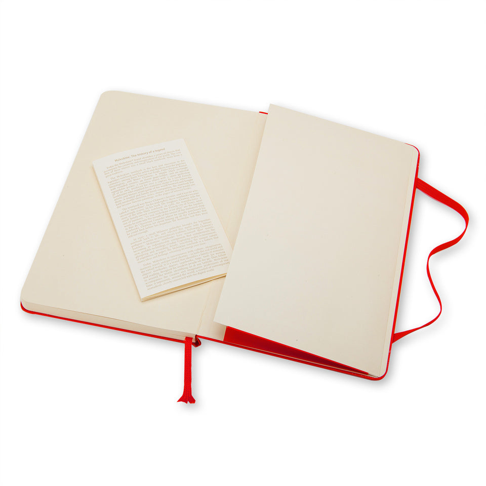 MOLESKINE Taccuino Rosso A Righe Hard - Large QP060R ROSSO