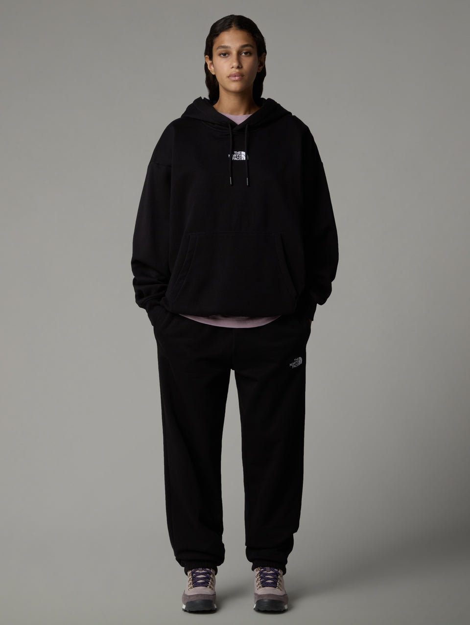 THE NORTH FACE Felpa Con Cappuccio Oversize Nero