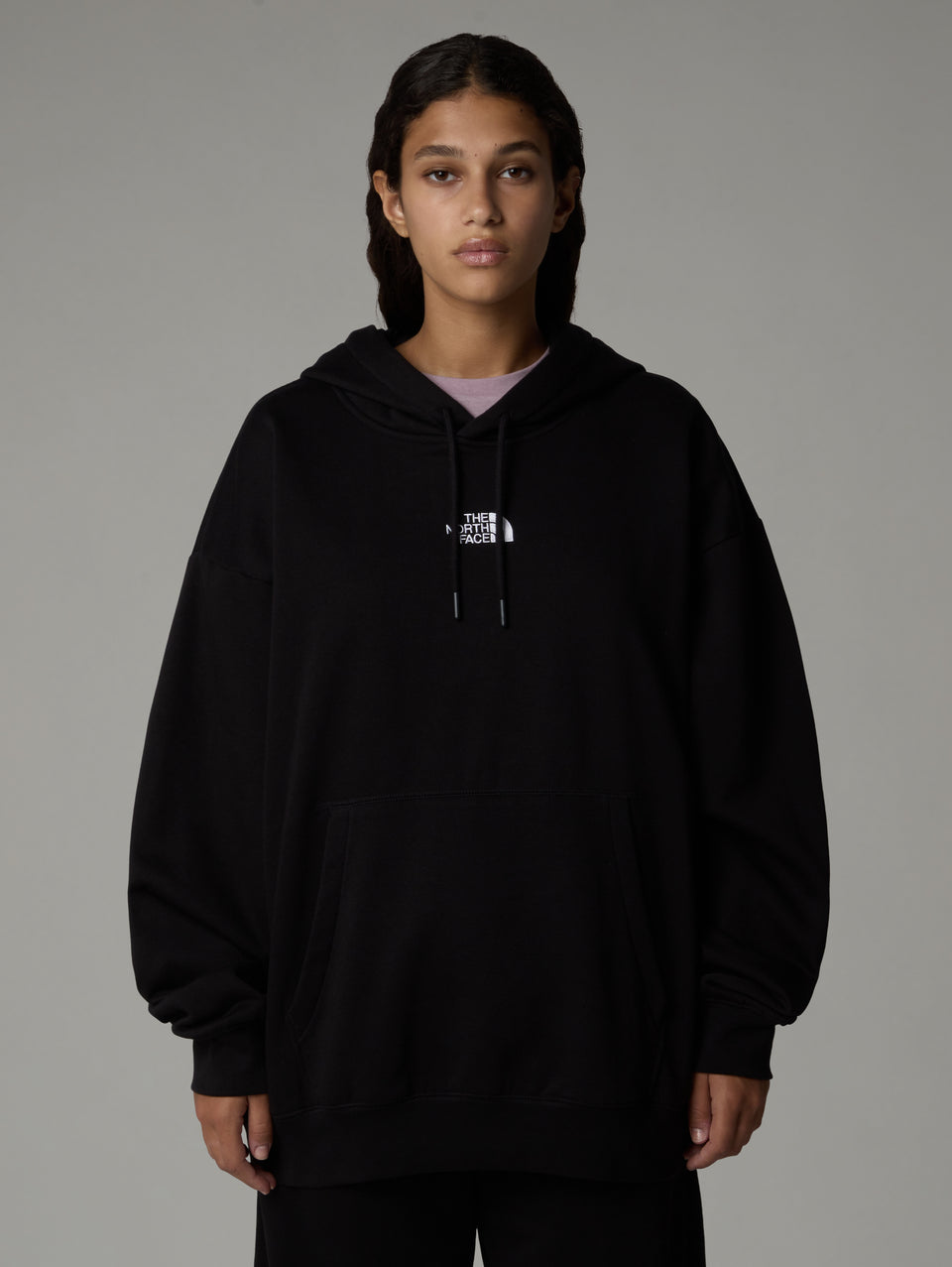 THE NORTH FACE Felpa con Cappuccio Oversize Nero