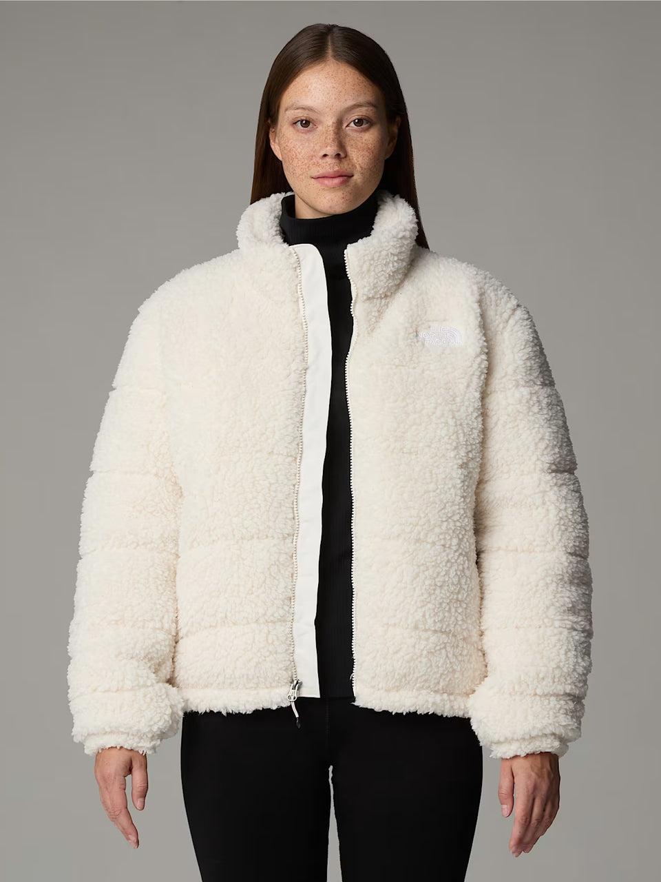 THE NORTH FACE Giacca In Pile A Pelo Lungo Bianco