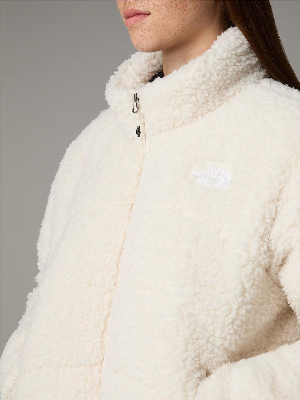 THE NORTH FACE Giacca In Pile A Pelo Lungo Bianco