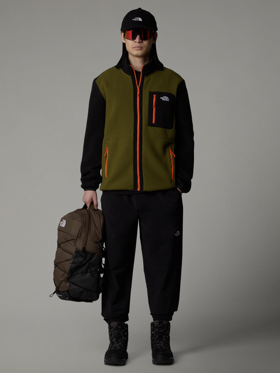 THE NORTH FACE Giacca In Pile Medio Yumiori Verde