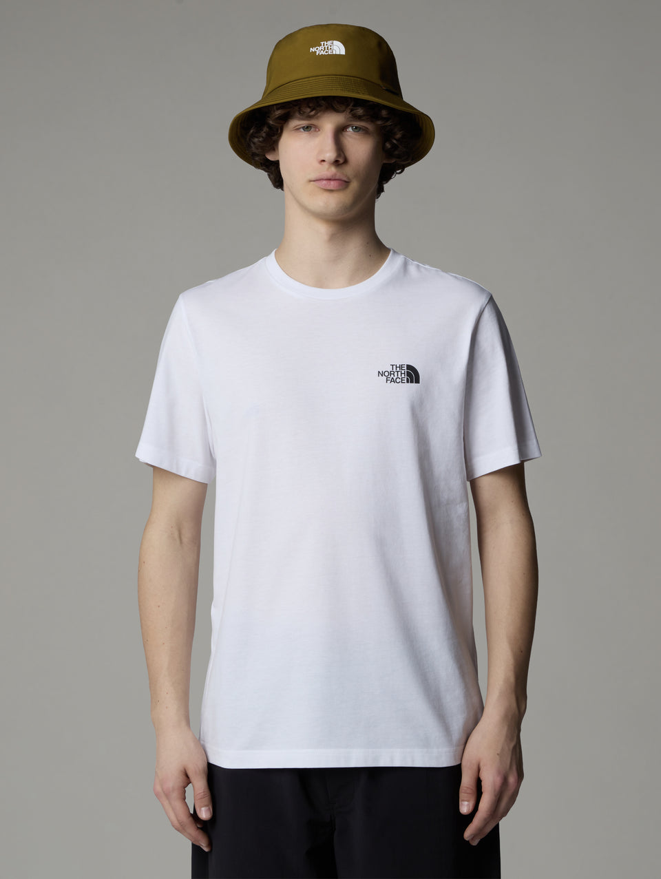 THE NORTH FACE T-shirt Regular Fit con Logo Bianco