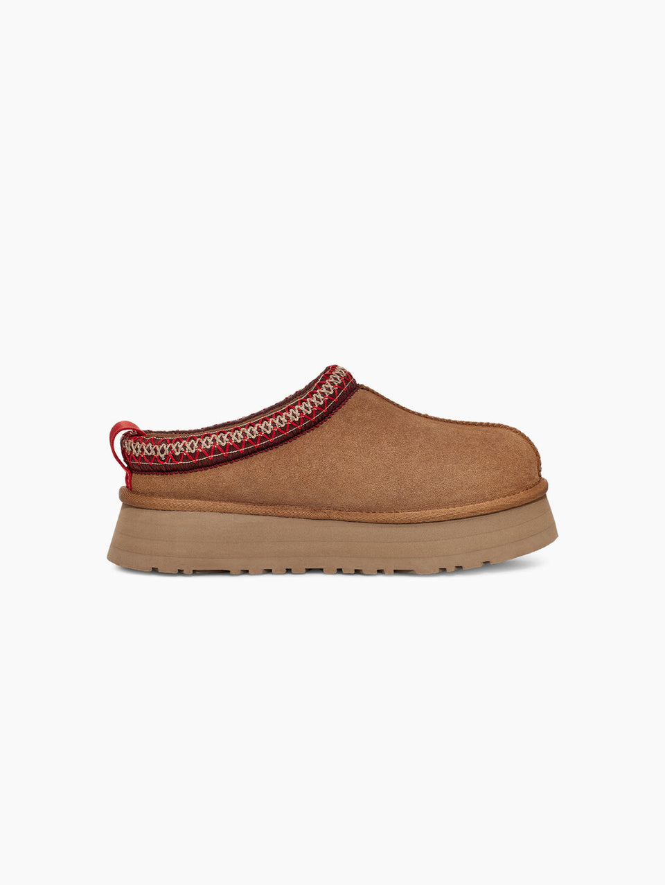 UGG Ciabatte Con Plateau Tazz Castagna