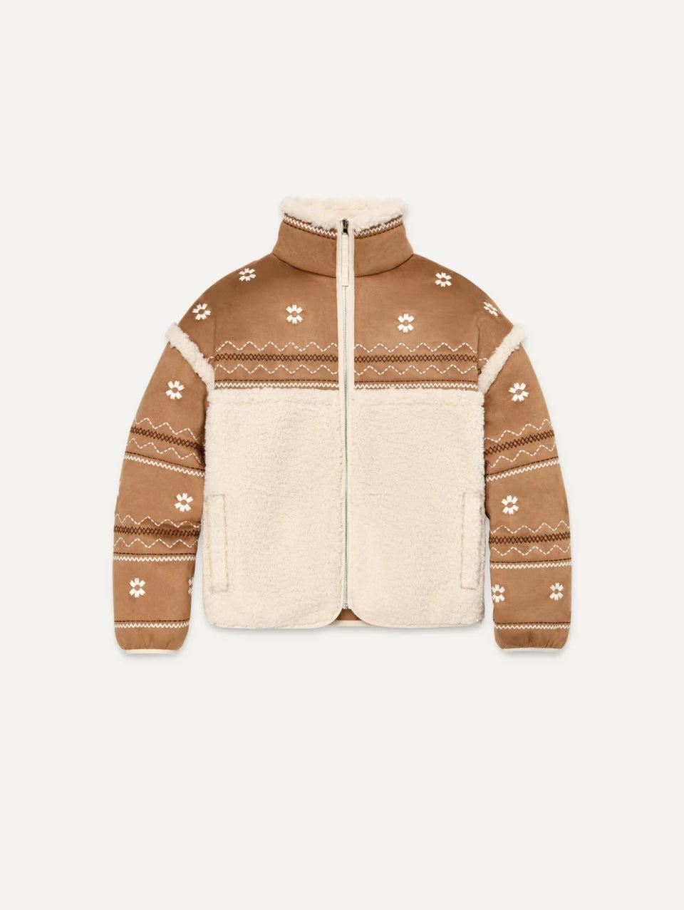 UGG Giacca In Shearling Sintetico Marlene Castagna