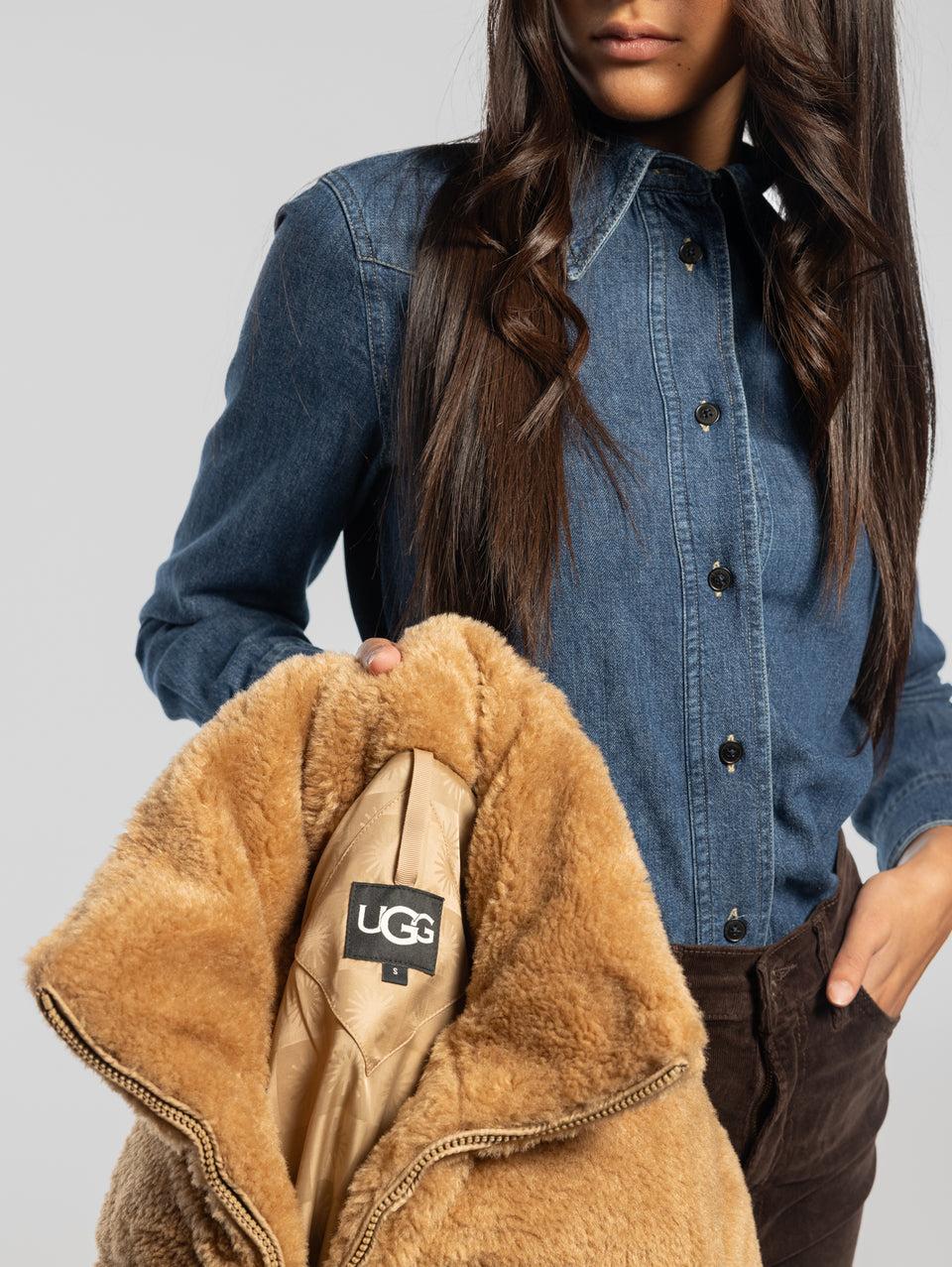 UGG Piumino In Pile Emmalyn Cammello