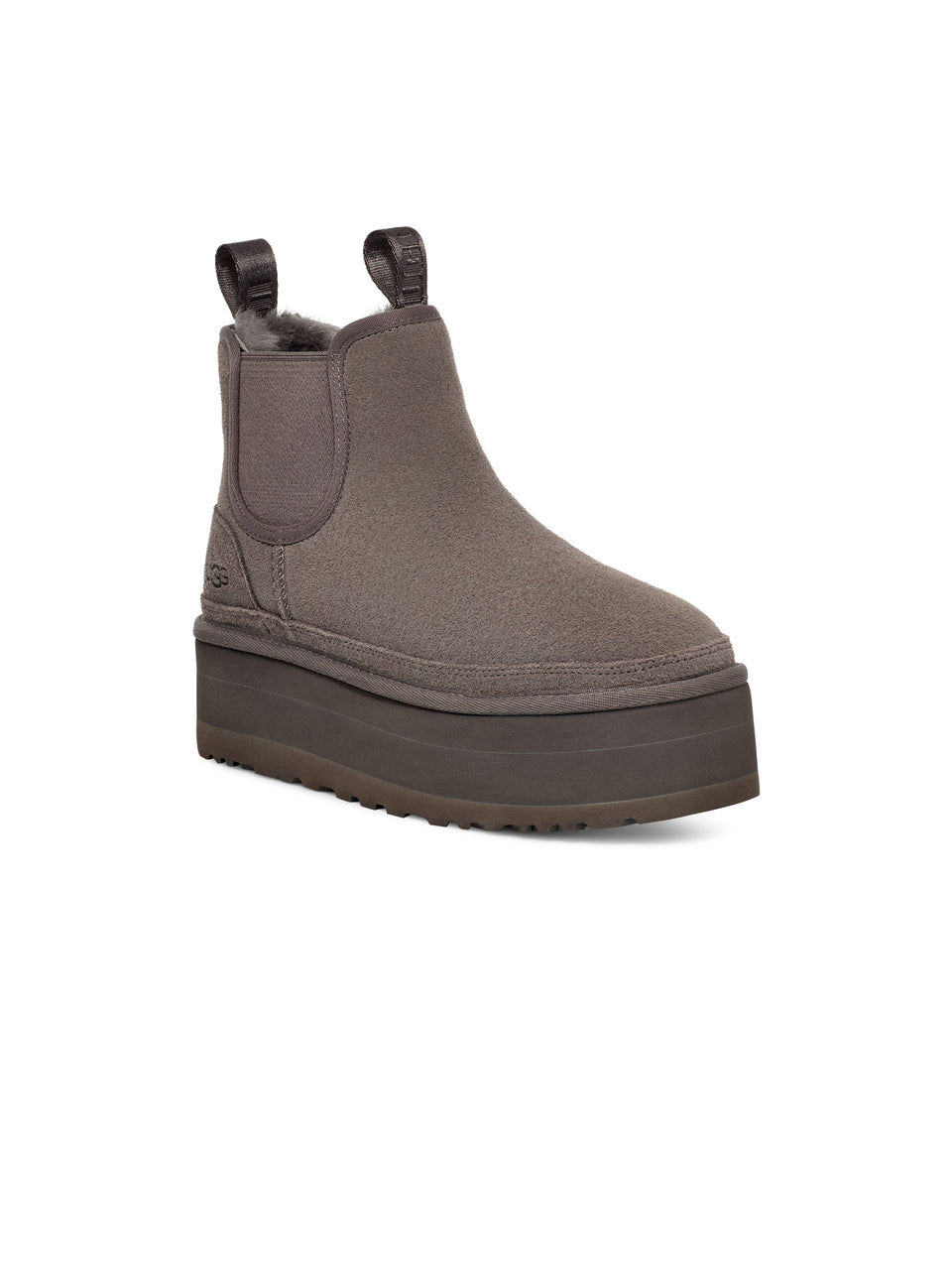 UGG Stivaletti Chelsea Con Platform Grigio