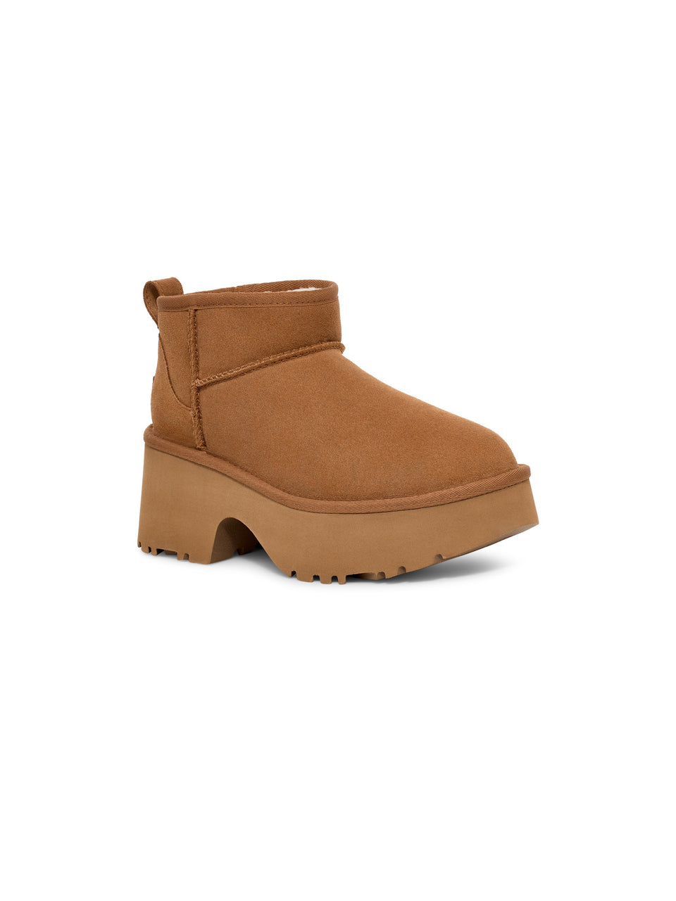 UGG Stivaletti Ultra Mini Con Tacco Castgna