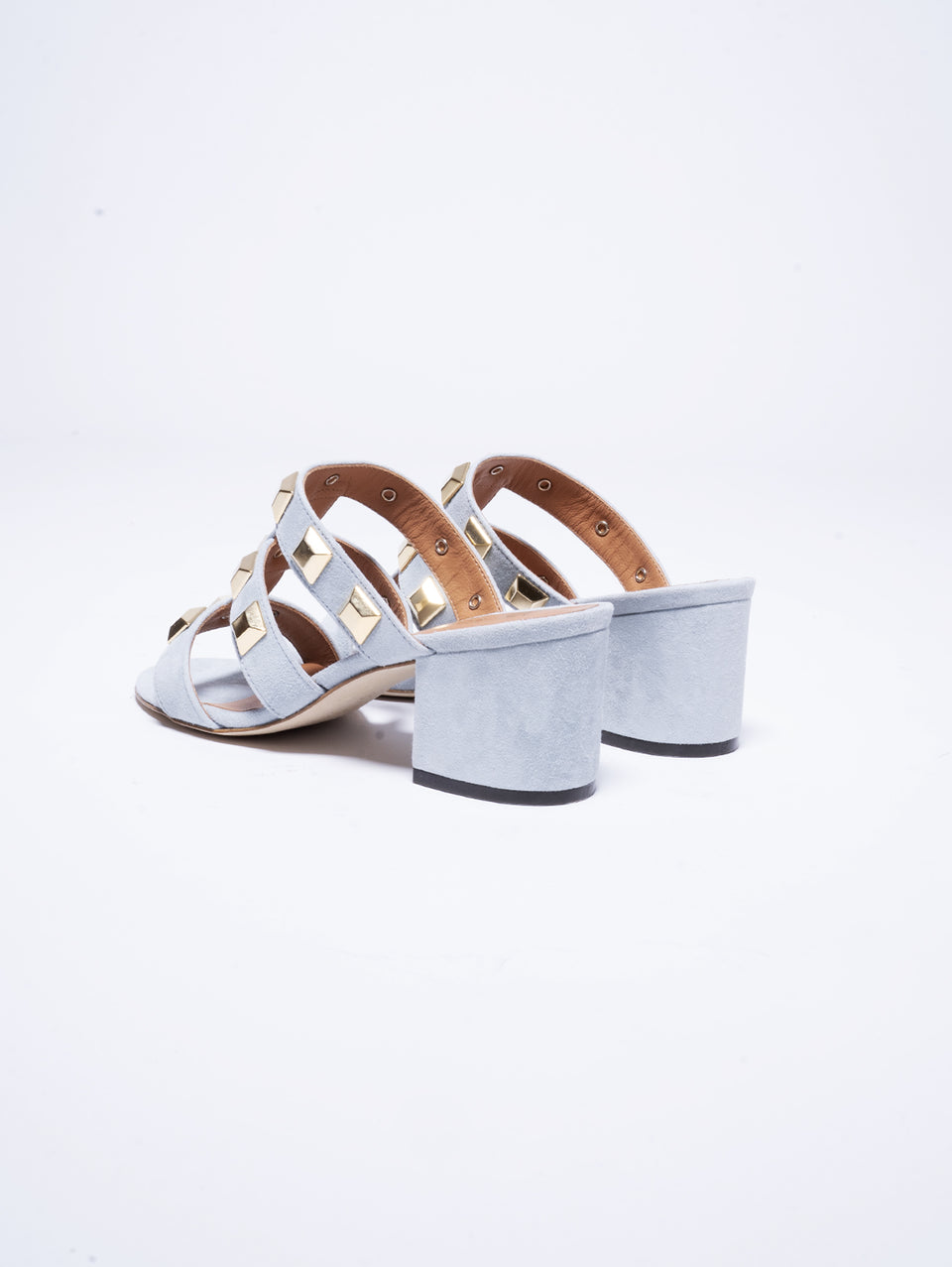 VIA ROMA 15 Sabot Con Fasce E Borchie Polvere