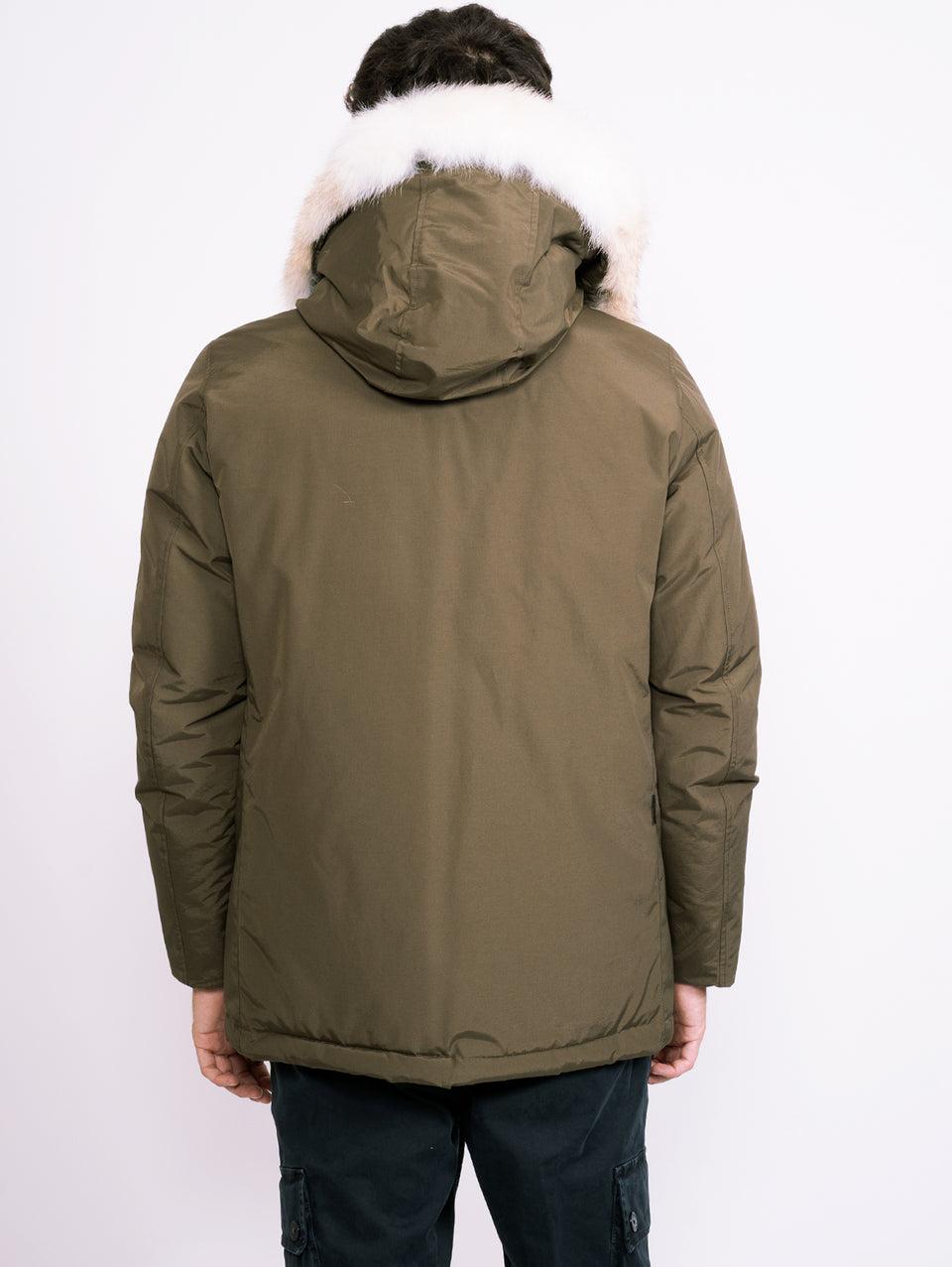 WOOLRICH Giaccone Anorak In Ramar Verde