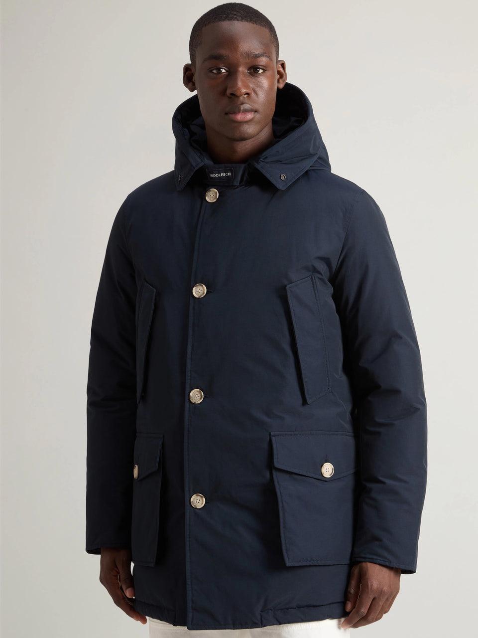 WOOLRICH Giaccone Parka In Ramar Blu