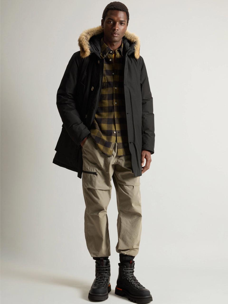 WOOLRICH Giaccone Parka In Ramar Nero