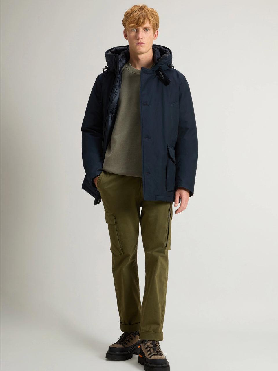 WOOLRICH Parka Arctic Anorak In Ramar Blu