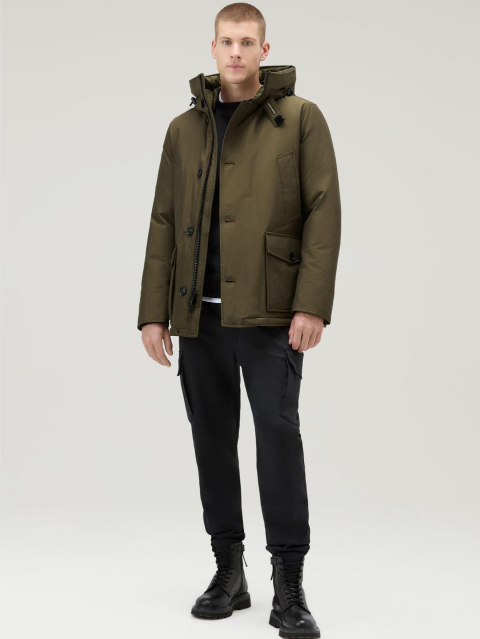 WOOLRICH Parka Arctic Anorak In Ramar Verde
