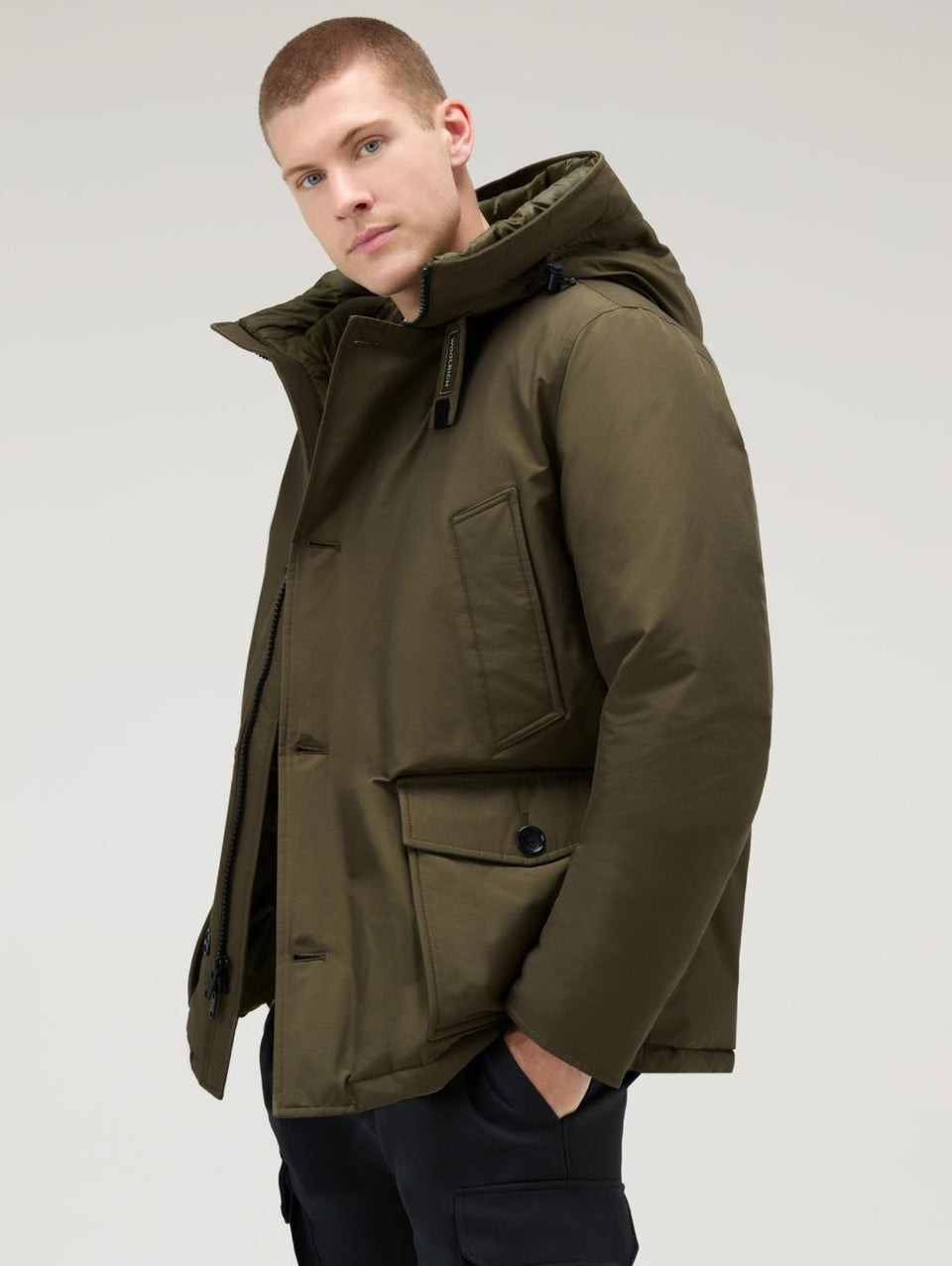 WOOLRICH Parka Arctic Anorak In Ramar Verde