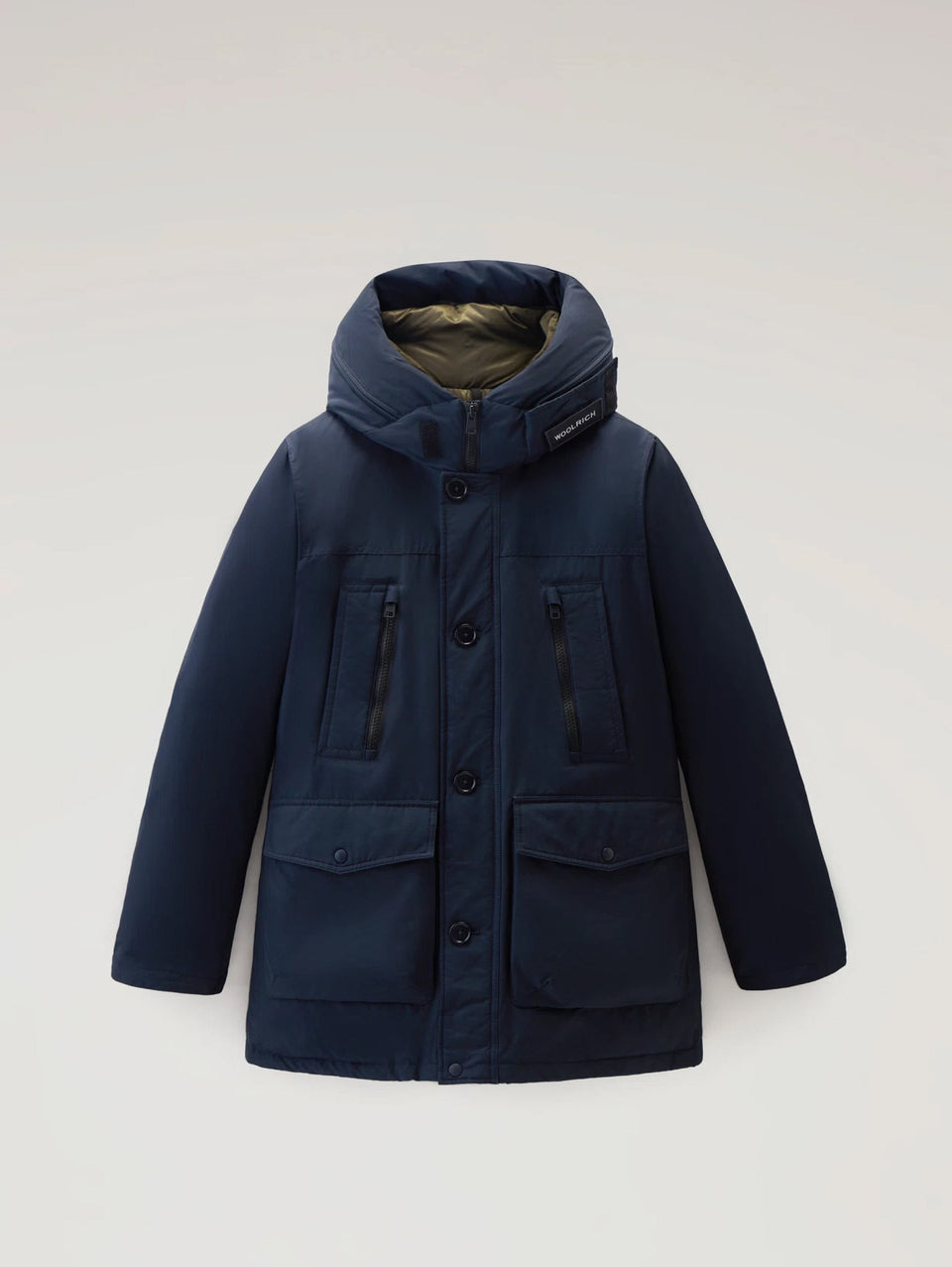 WOOLRICH Parka Arctic In Ramar Cloth Evolution Blu