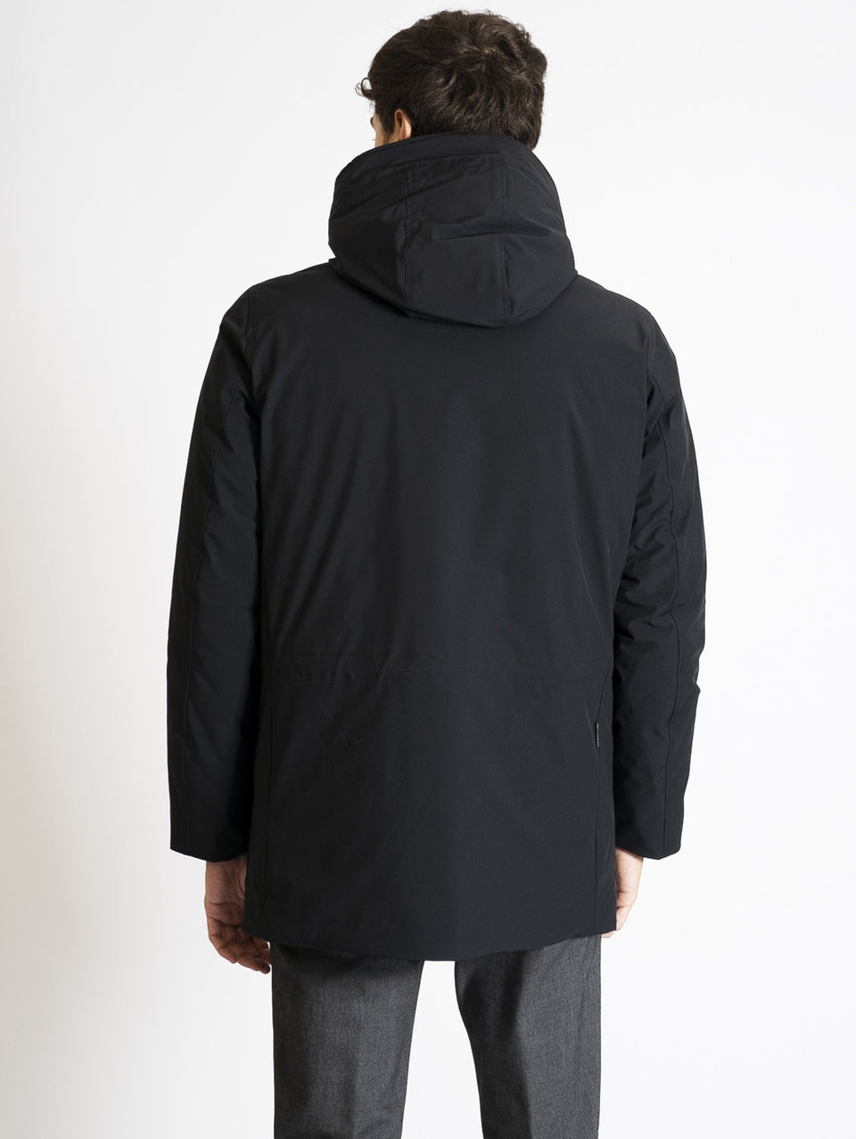 WOOLRICH Parka Arctic In Tessuto Stretch Nero