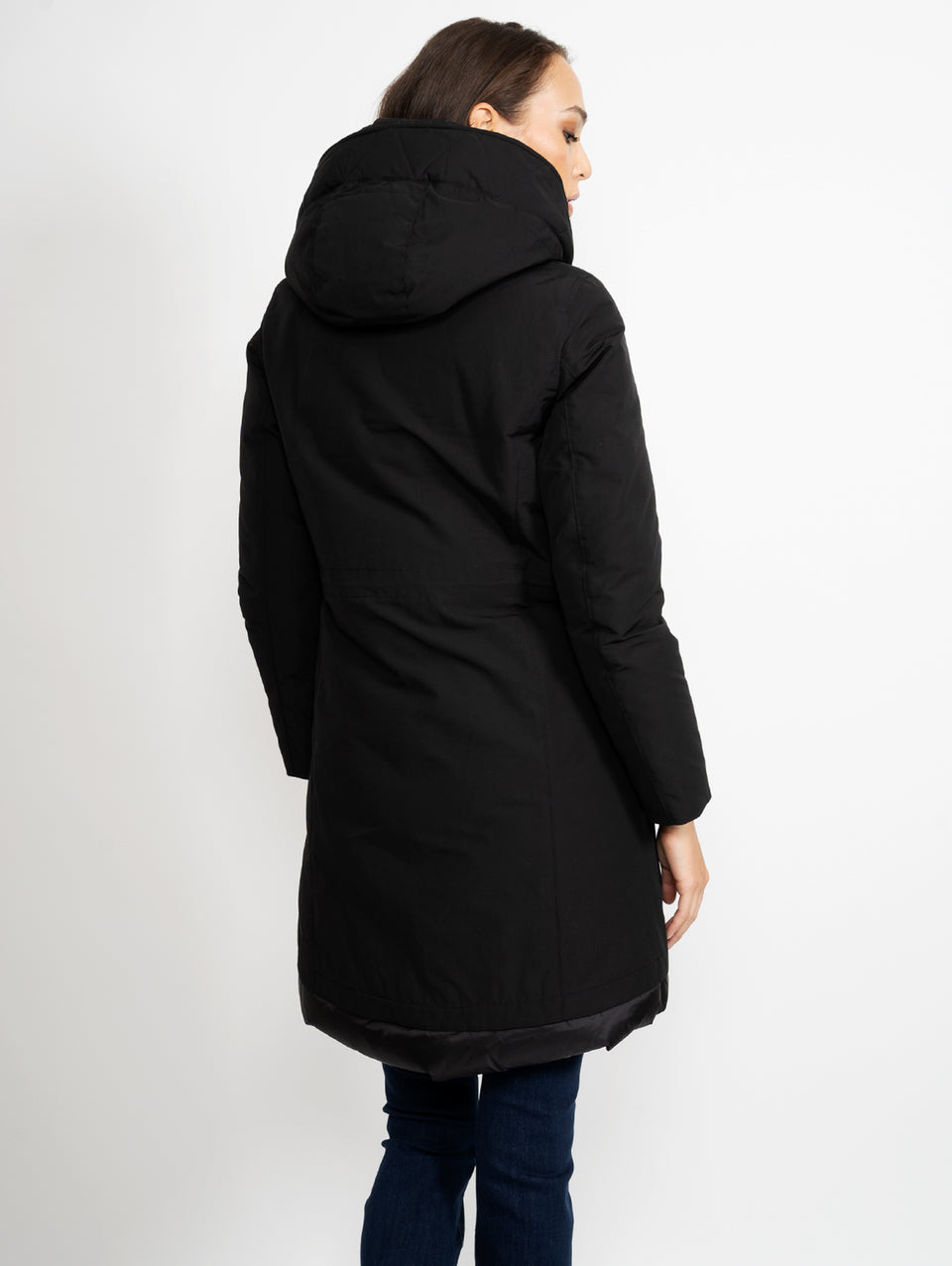 WOOLRICH Parka Weoka In Ottoman Nero