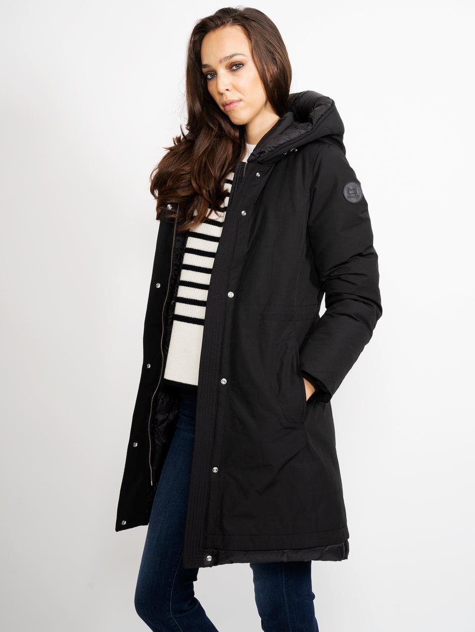 WOOLRICH Parka Weoka In Ottoman Nero