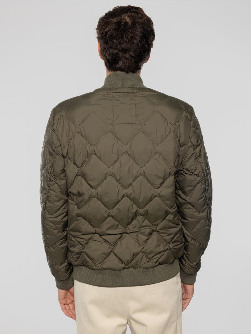 WOOLRICH Piumino Leggero Taglio Bomber Verde