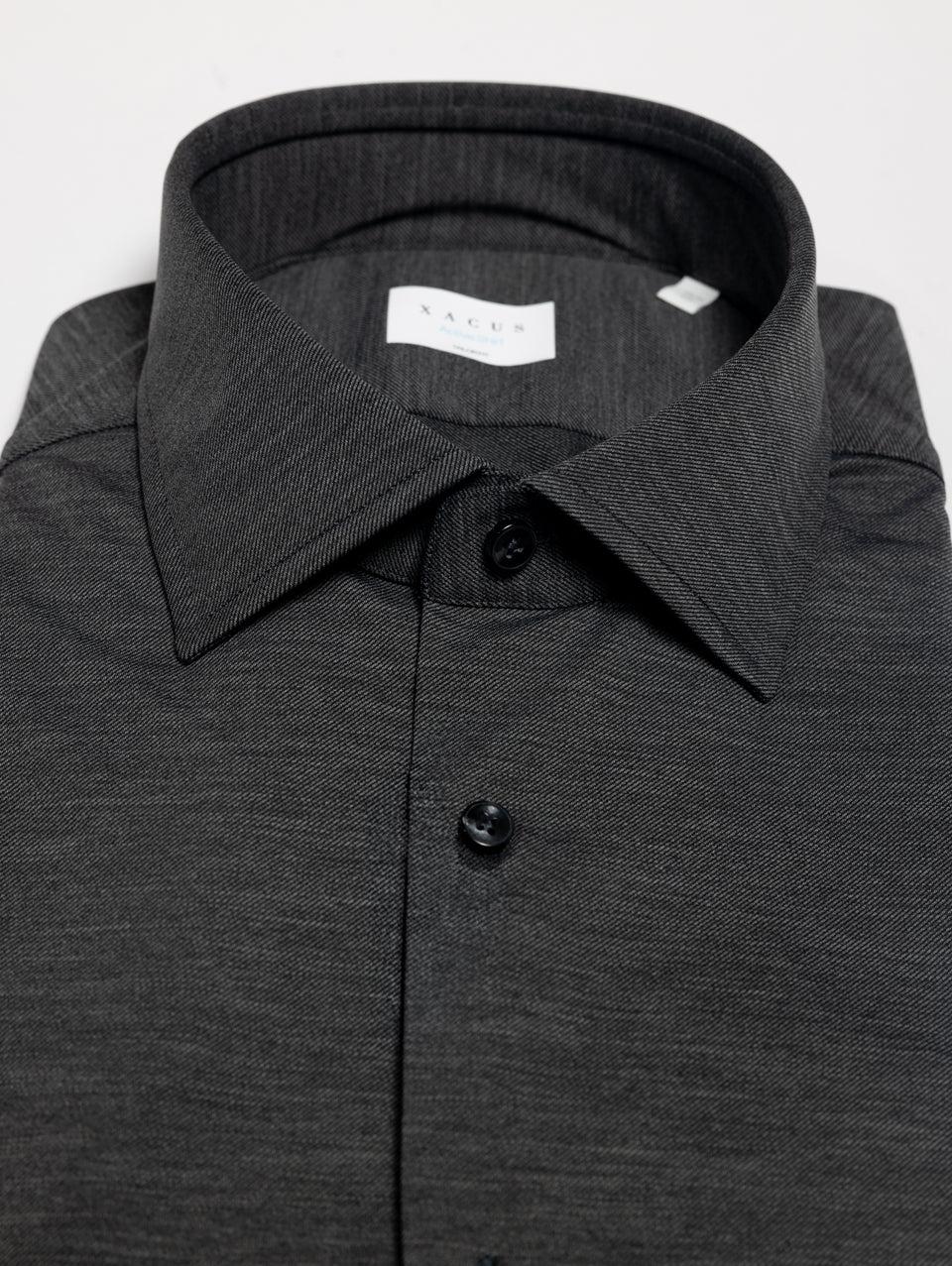 XACUS Camicia In Jersey Fiammato Grigio