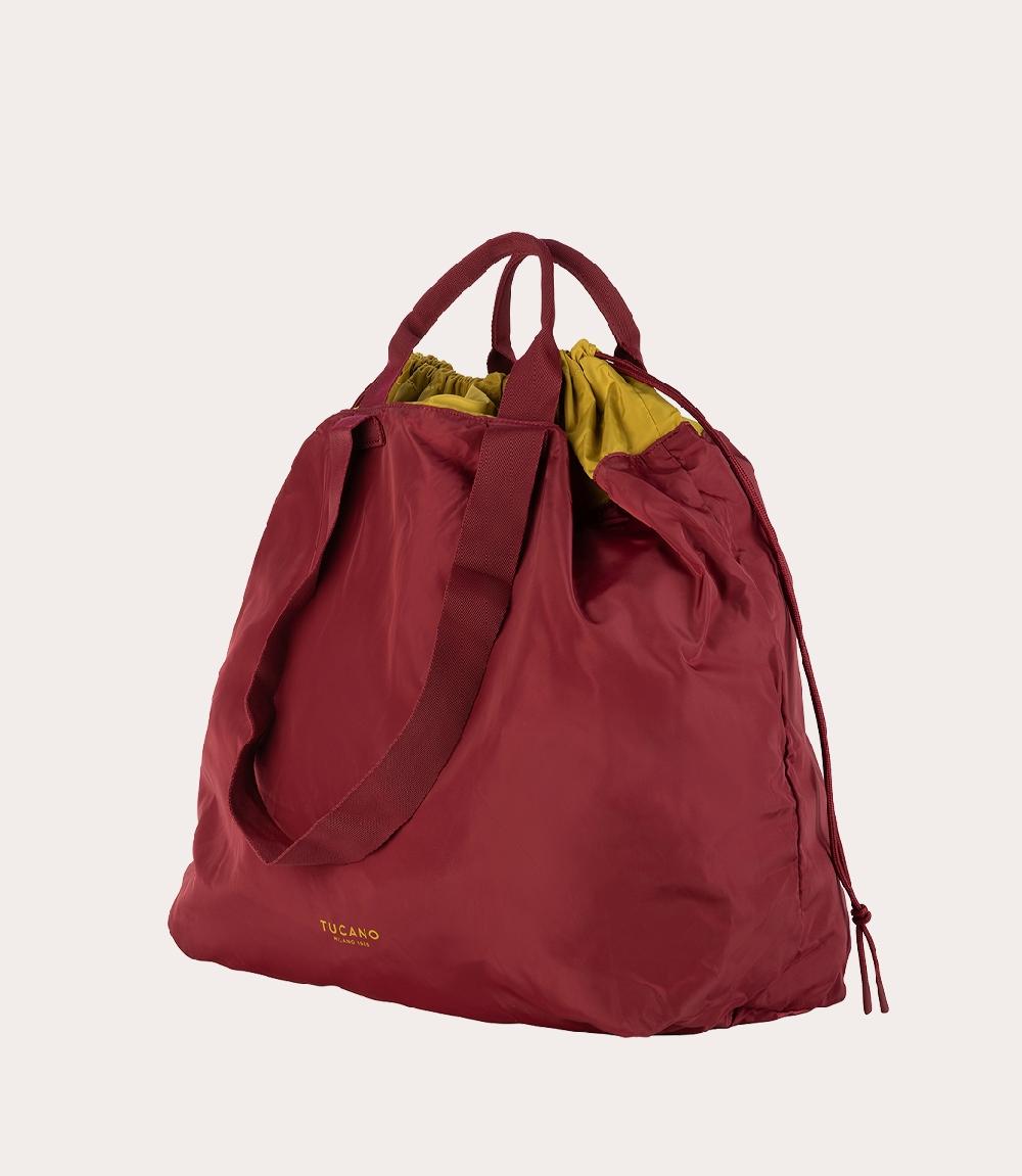 Tucano Borsa Shopper Pieghevole In Materiale Ottenuto Dalla Plastica Riciclata
