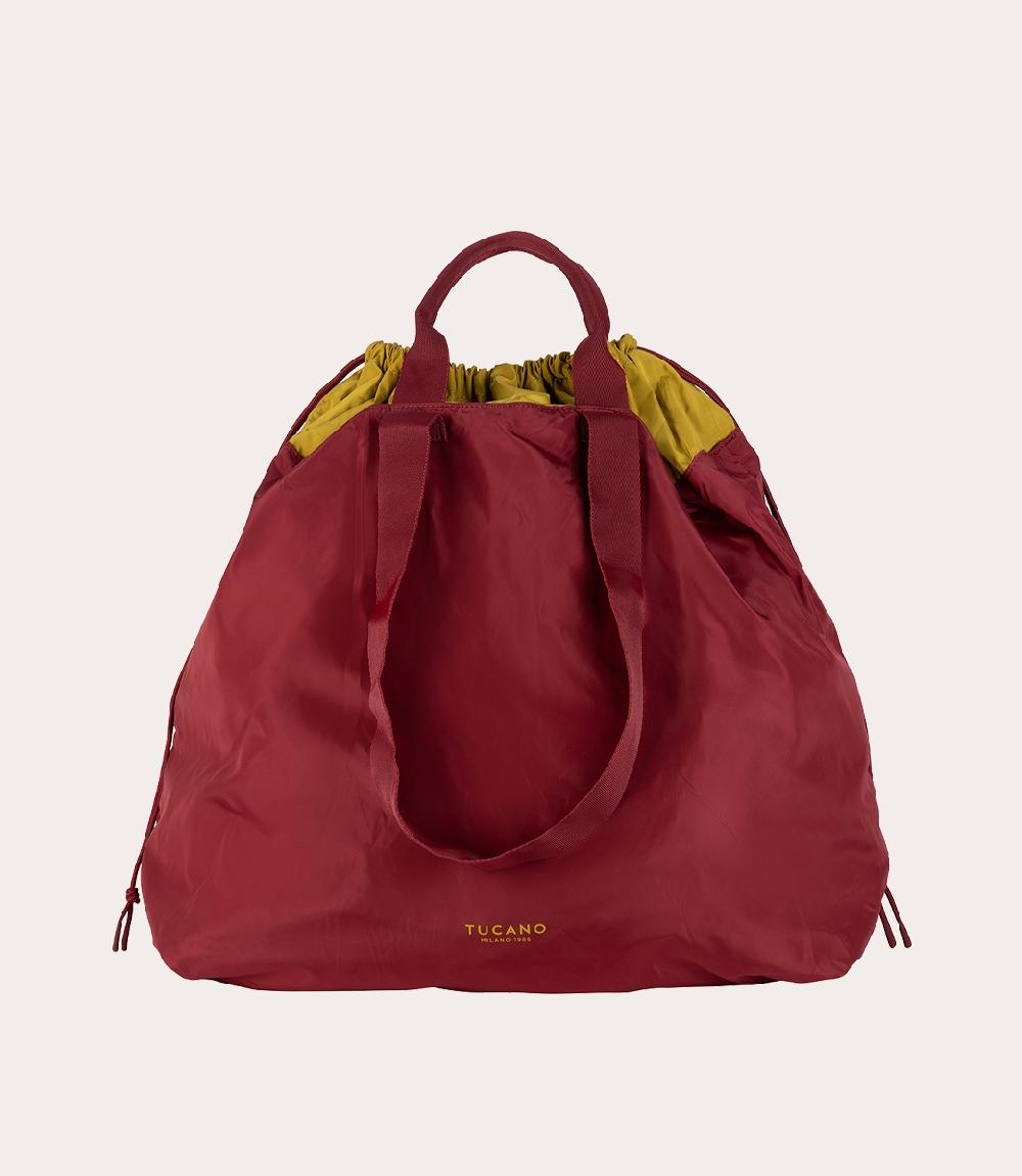 Tucano Borsa shopper pieghevole in materiale ottenuto dalla plastica riciclata