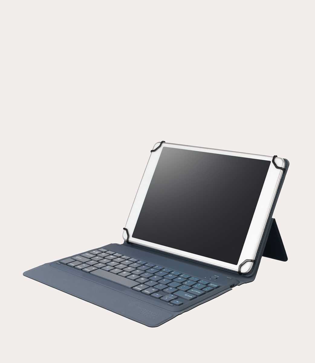Tucano Custodia Per Tablet Fino A 11" E Apple IPad Air 11" M2/Pro M4 Con Tastiera Wireless Integrata