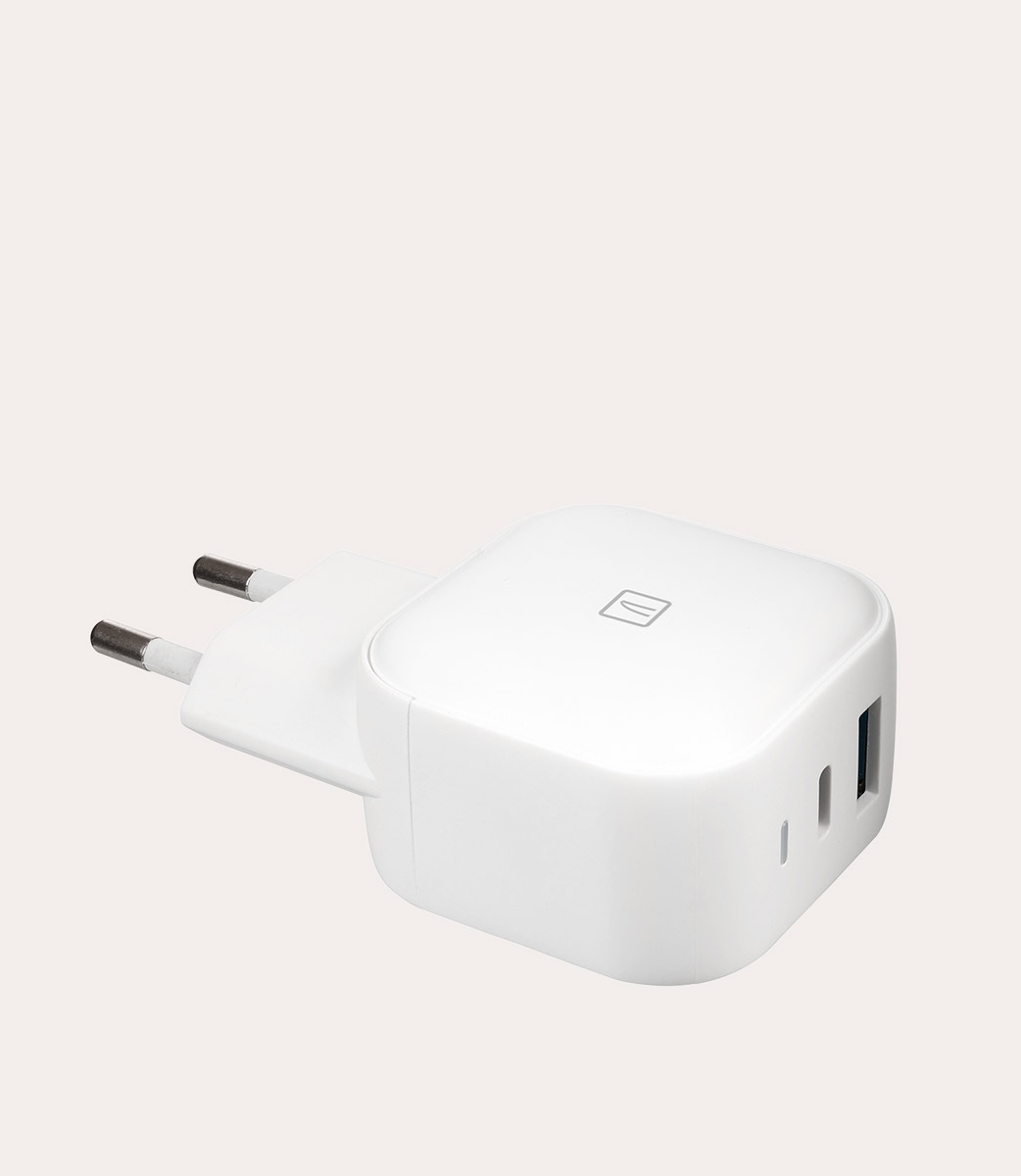 Tucano Doppio Caricabatteria Da Parete USB-A/USB-C GaN Da 38W
