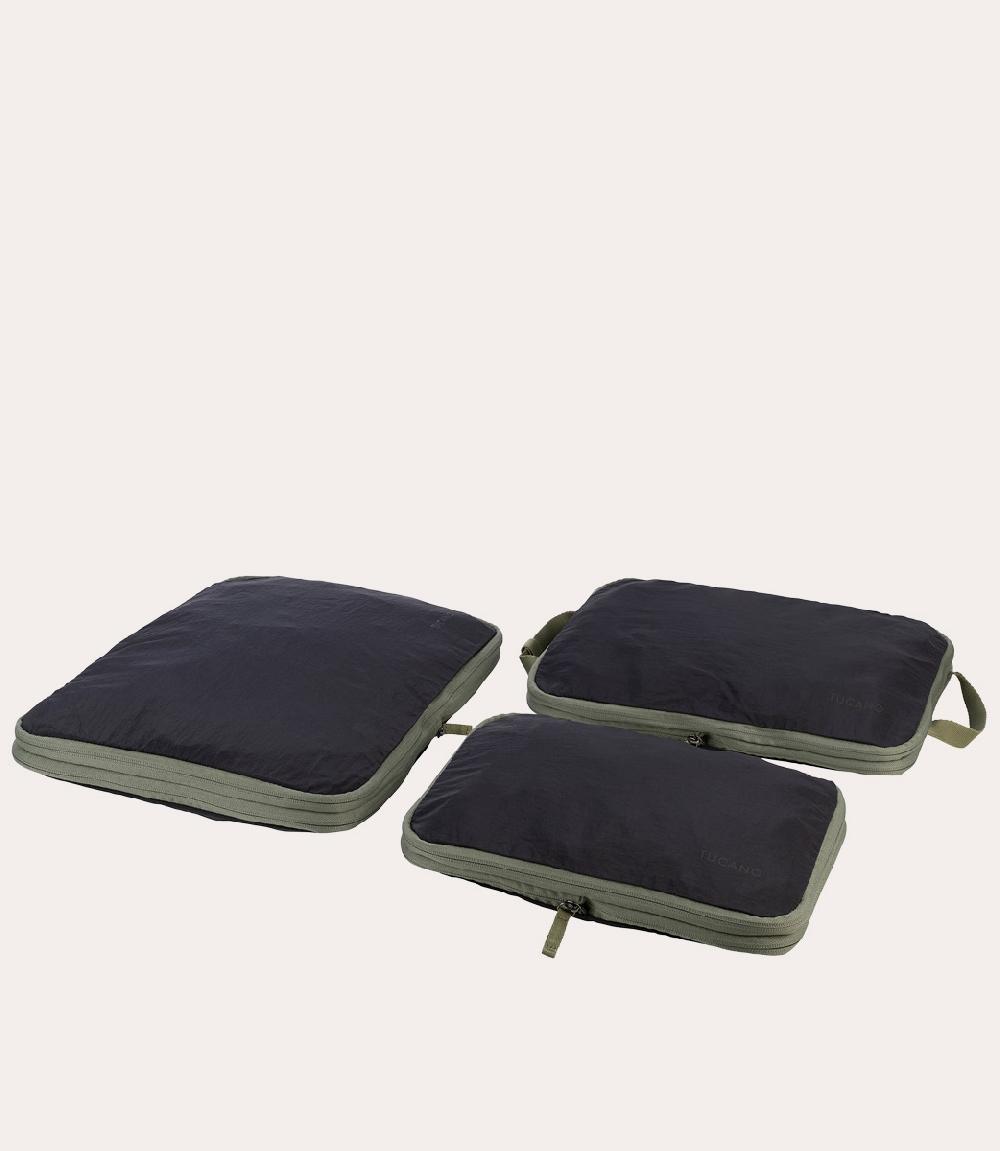 Tucano Set Da Tre Organizzatori Salvaspazio Da Valigia