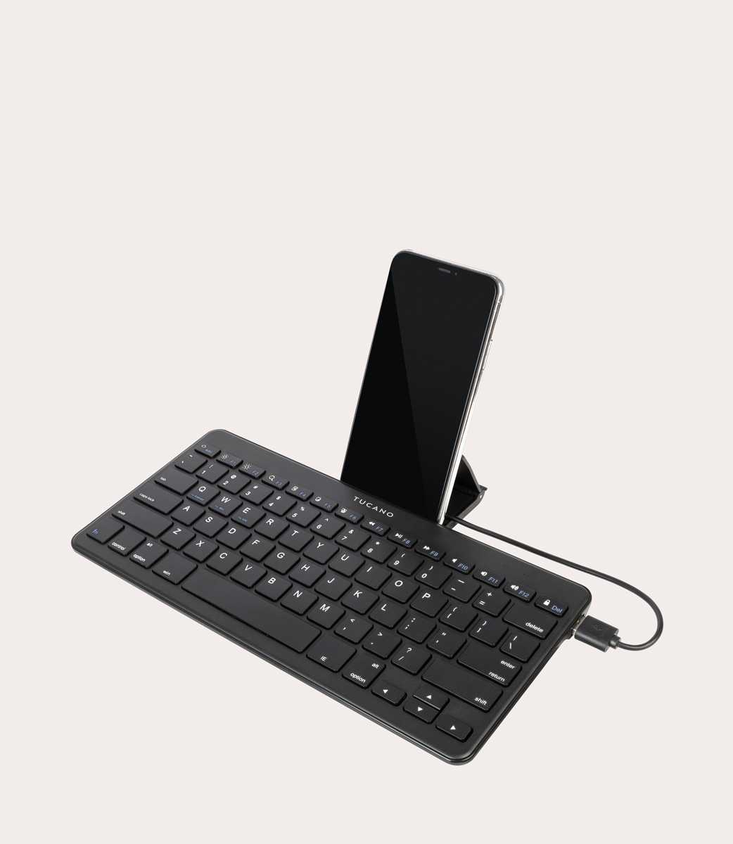 Tucano Tastiera Per Tablet Con Stand E Cavo Type-C E Micro-USB