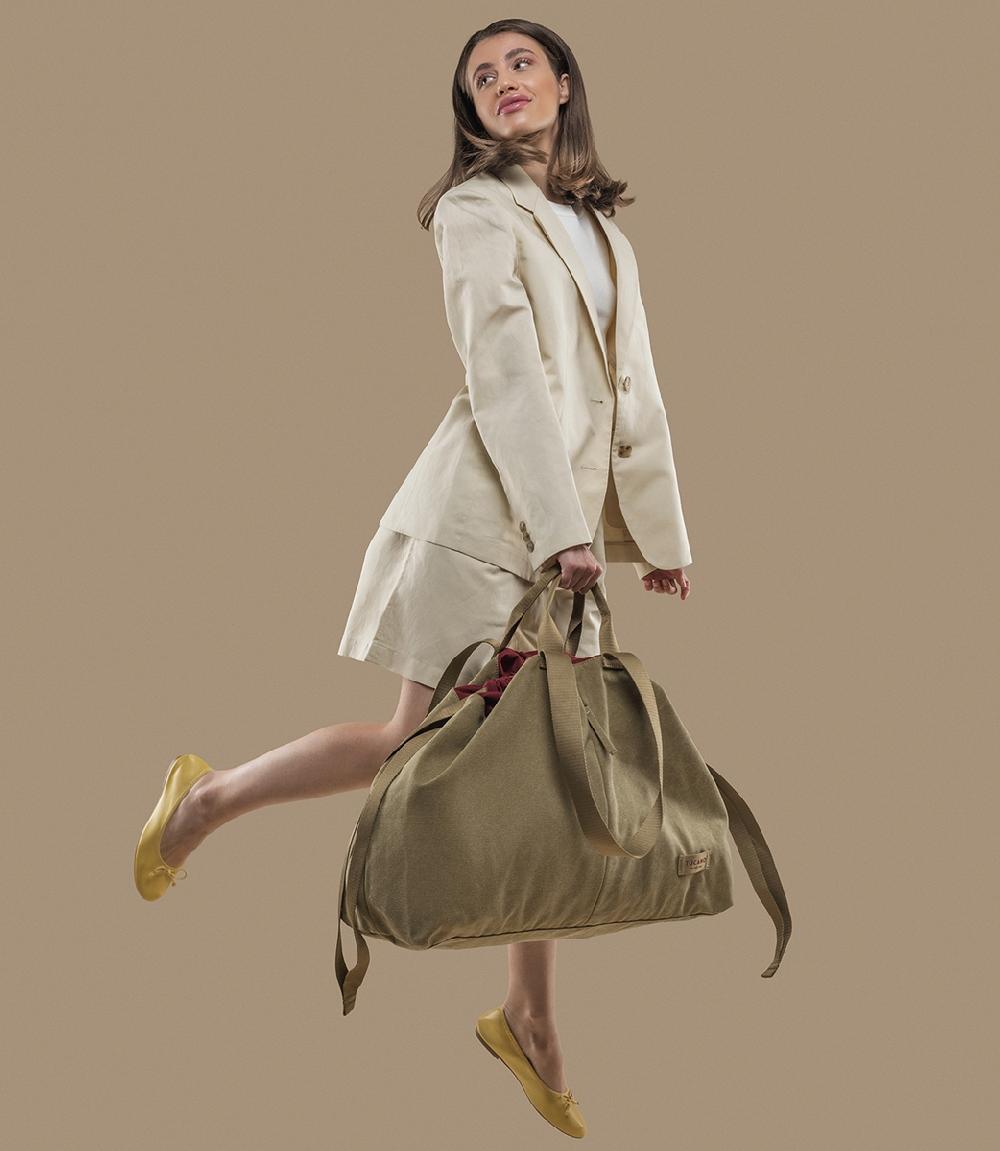 Tucano Borsa Shopper In Canvas Misura Large