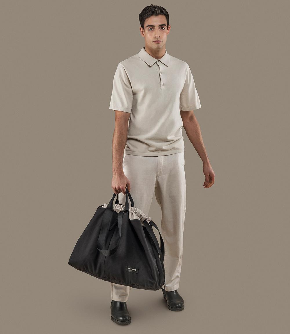 Tucano Borsa Shopper In Canvas Misura Large