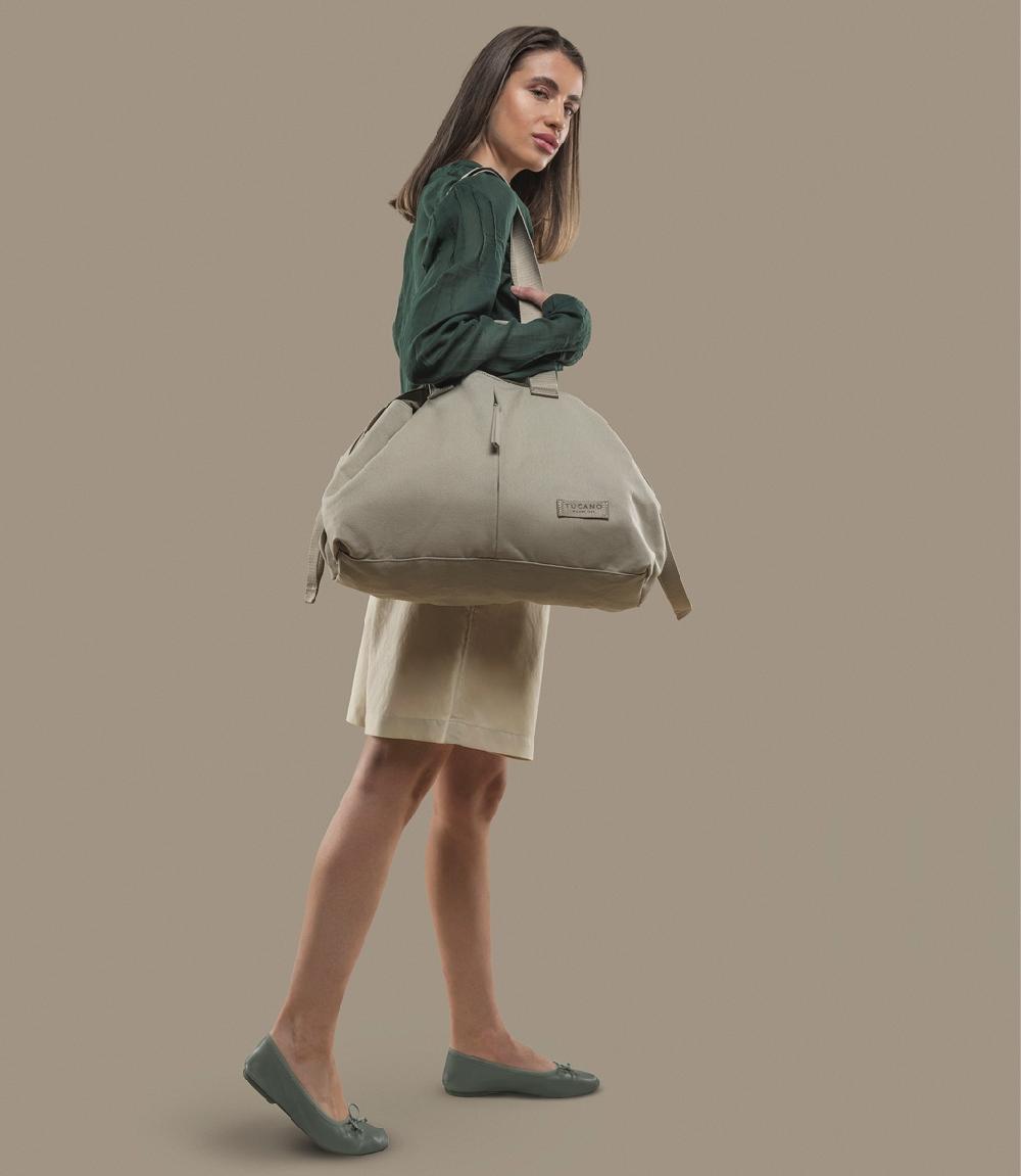 Tucano Borsa Shopper In Canvas Misura Medium