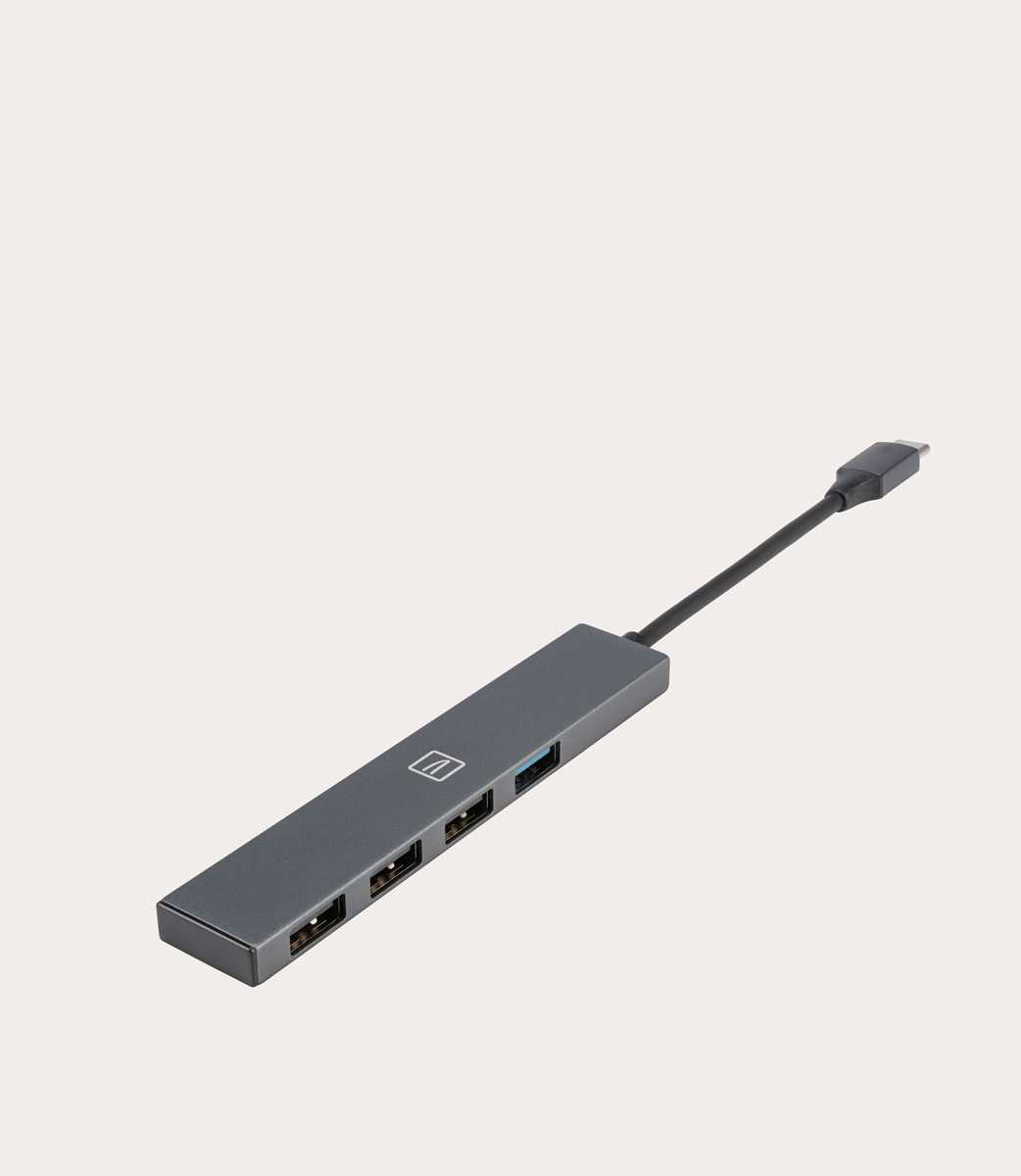 Tucano Hub Type-C 4-in-1 Con 1 USB 3.0 + 3 USB 2.0