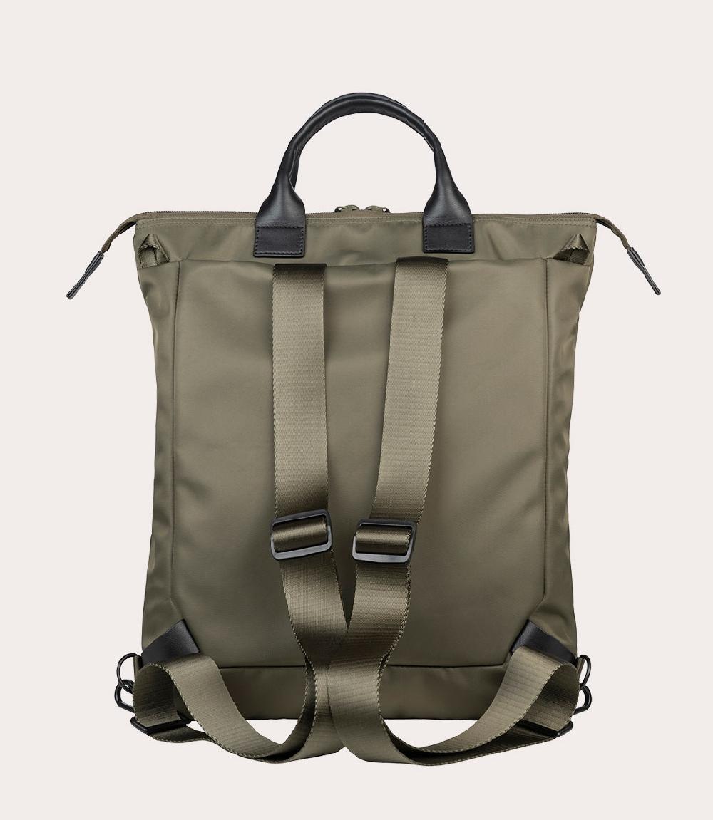 Tucano Shopper Zainabile Con Dettagli In Pelle