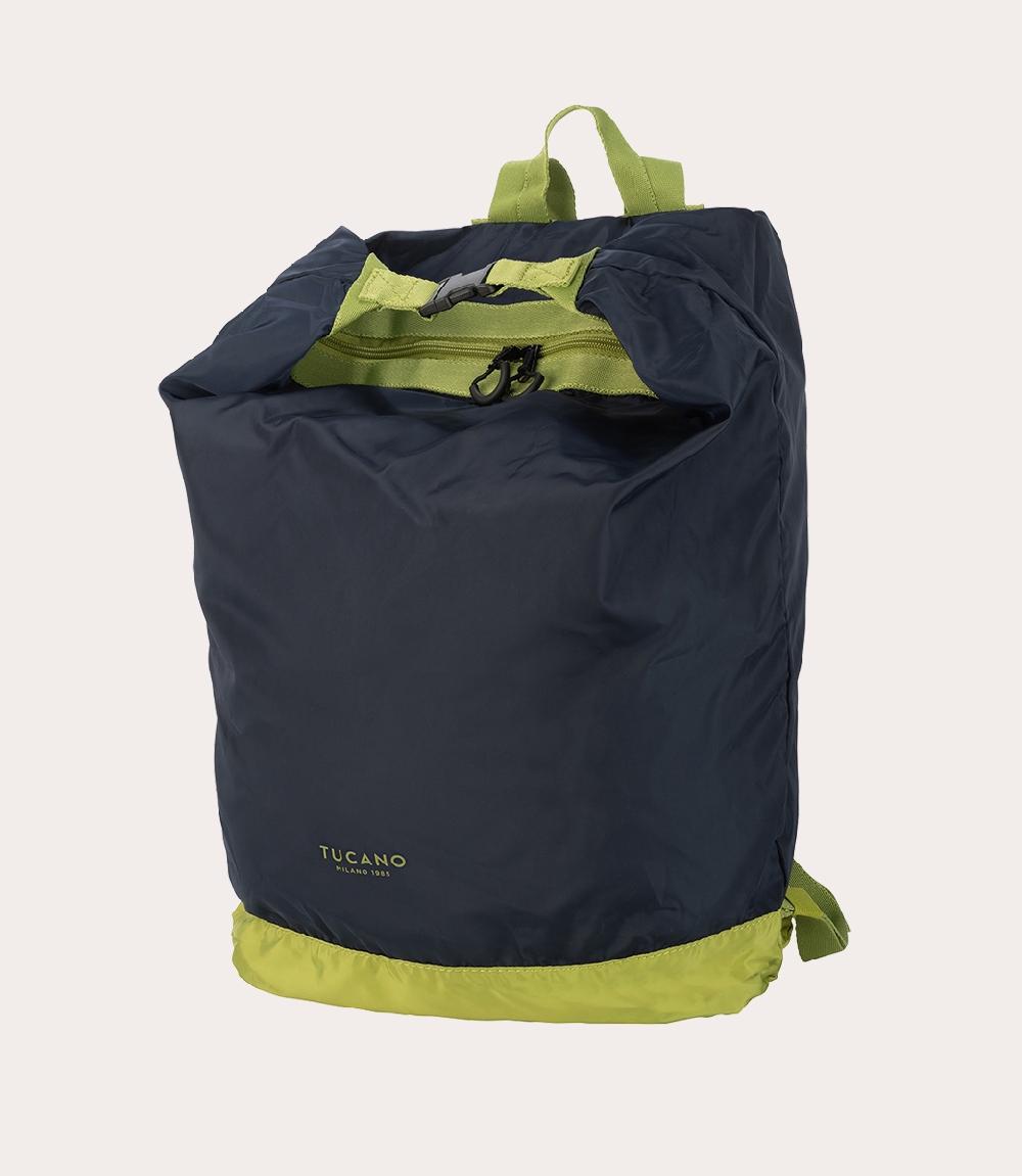 Tucano Zaino Pieghevole In Materiale Ottenuto Dalla Plastica Riciclata