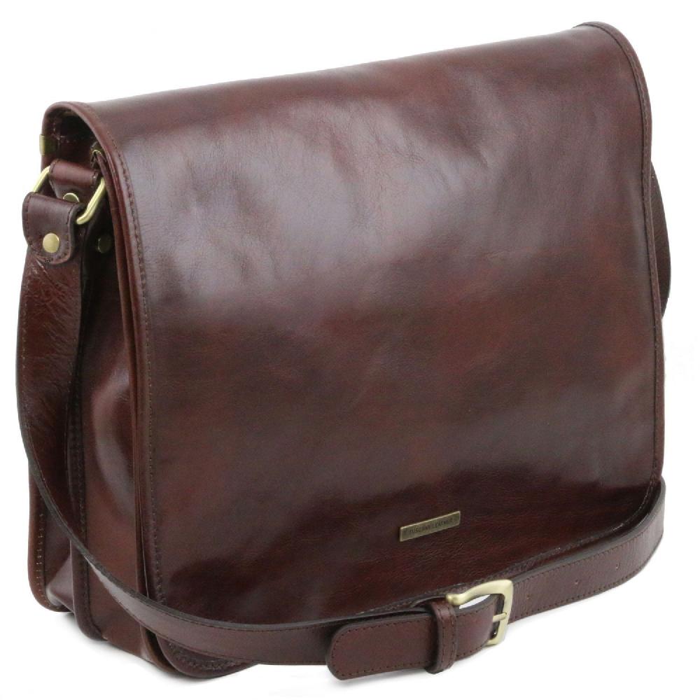 Tuscany Leather Borsa A Tracolla 2 Scomparti - Misura Grande