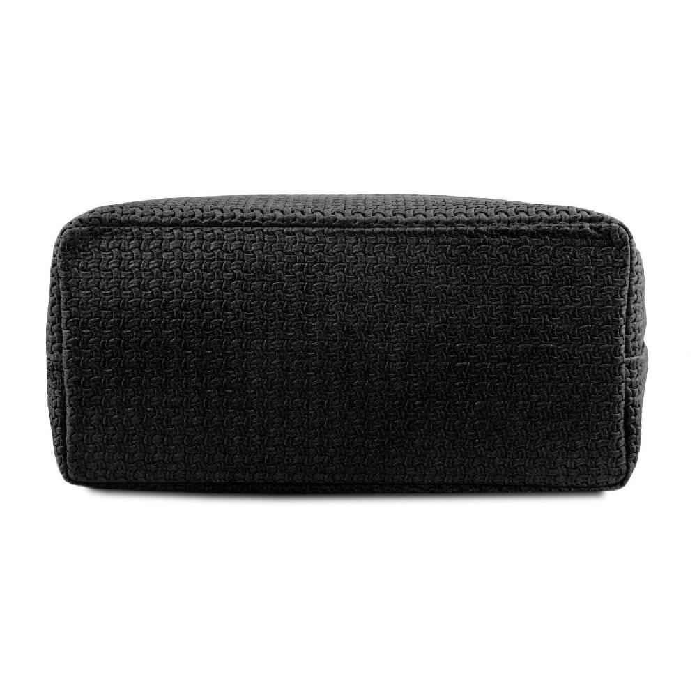 Tuscany Leather Borsa Shopping In Pelle Stampa Intrecciata