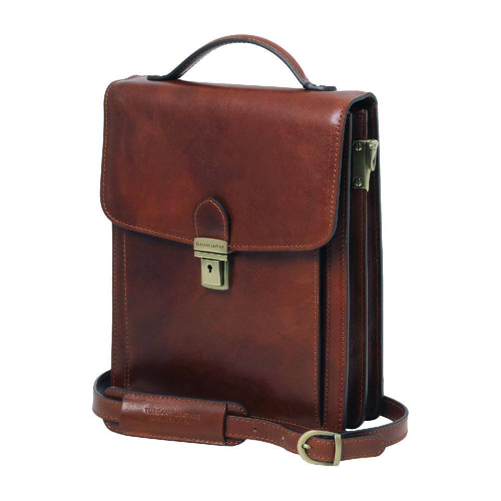 Tuscany Leather Borsello In Pelle A Tracolla - Misura Grande