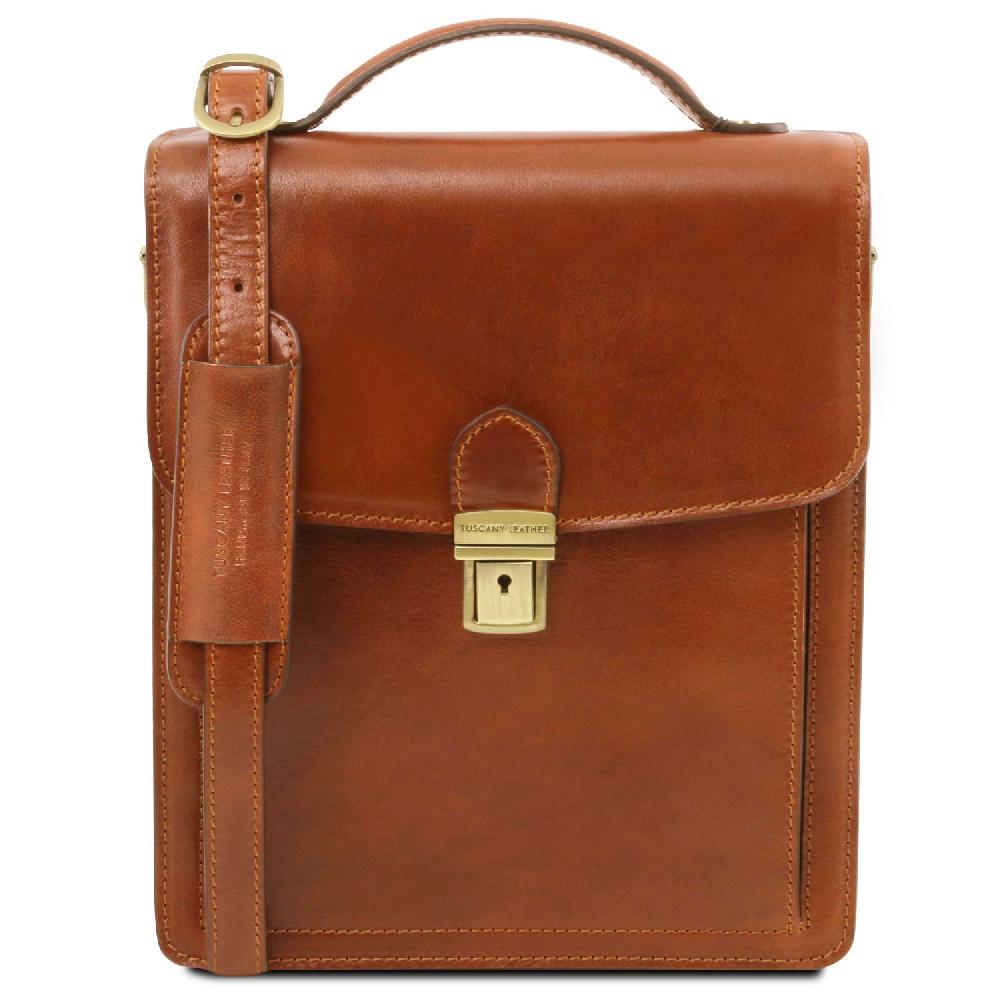 Tuscany Leather Borsello in Pelle a Tracolla - Misura Grande