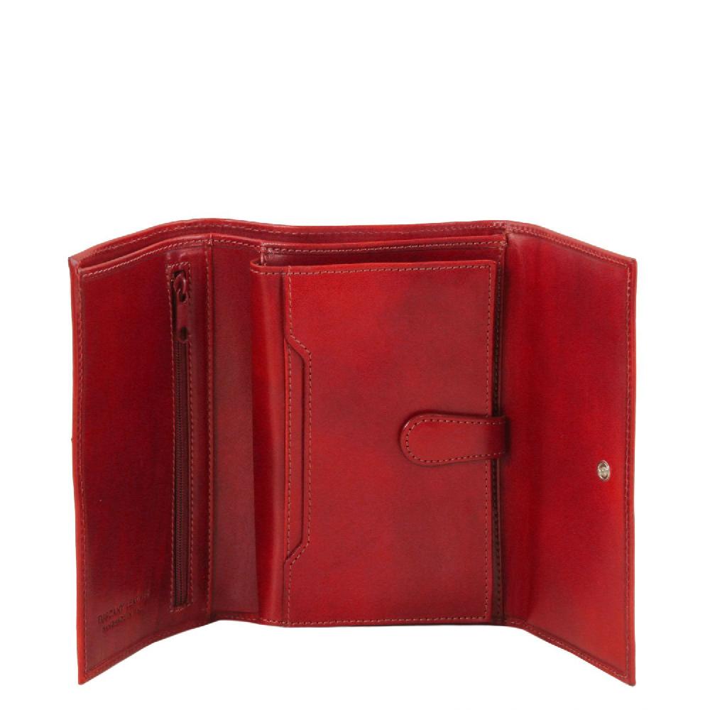 Tuscany Leather Esclusivo Portafogli Da Donna In Pelle 4 Ante