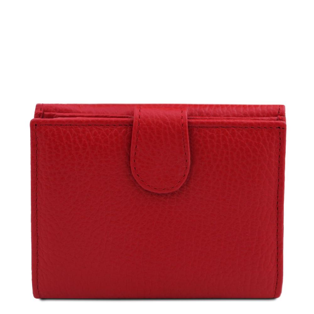 Tuscany Leather Esclusivo Portafoglio Da Donna 3 Ante Con Portaspiccioli In Pelle