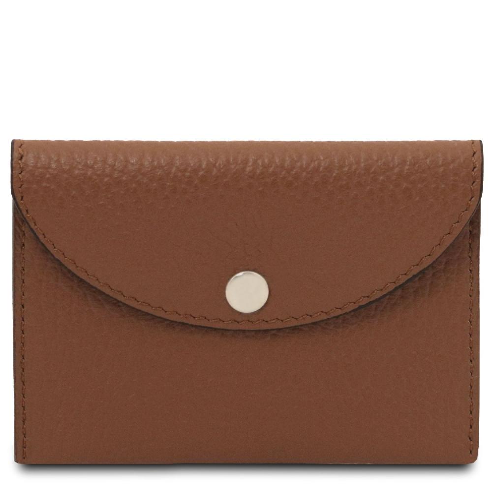 Tuscany Leather Porta Biglietti Da Visita / Carte Di Credito In Pelle