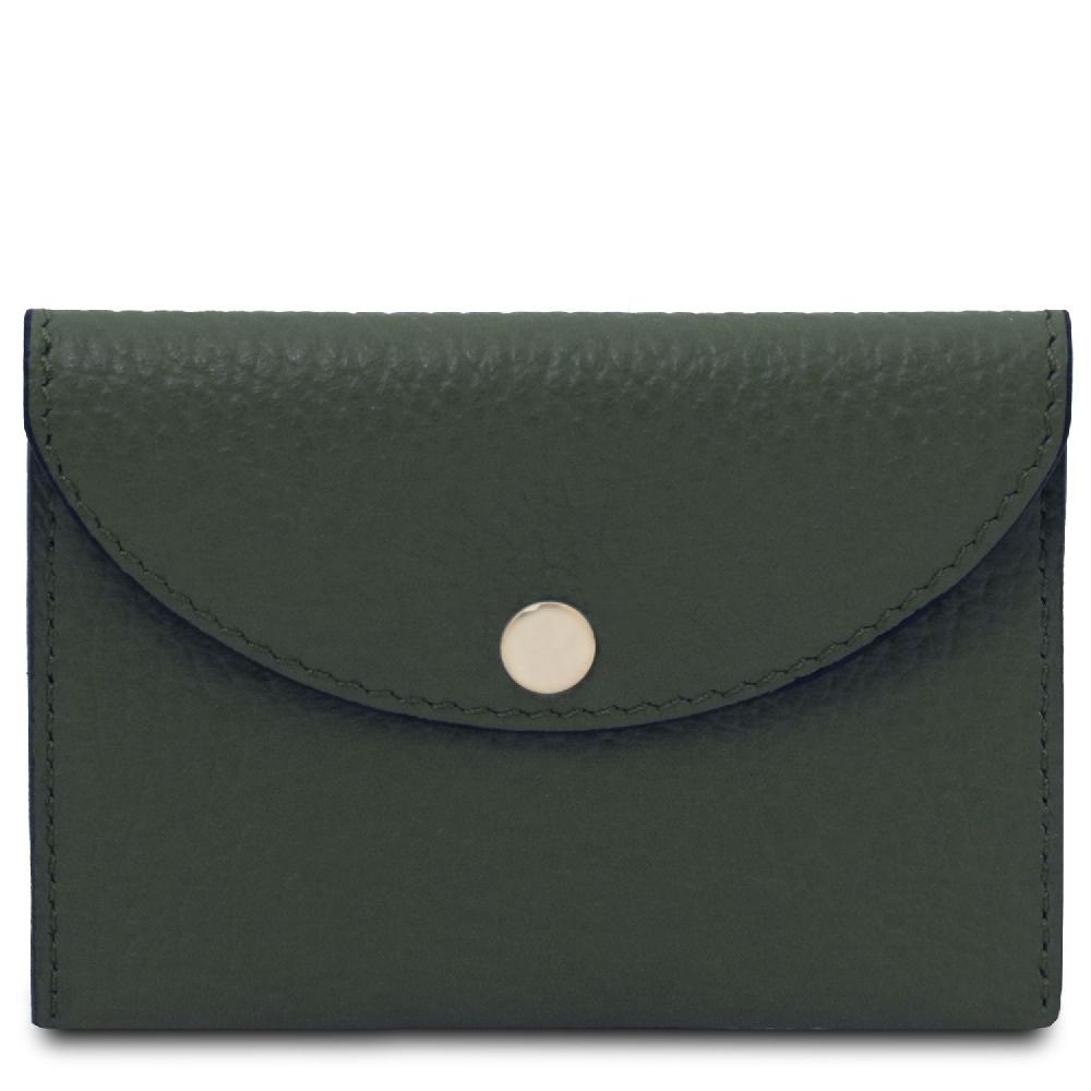 Tuscany Leather Porta Biglietti Da Visita / Carte Di Credito In Pelle