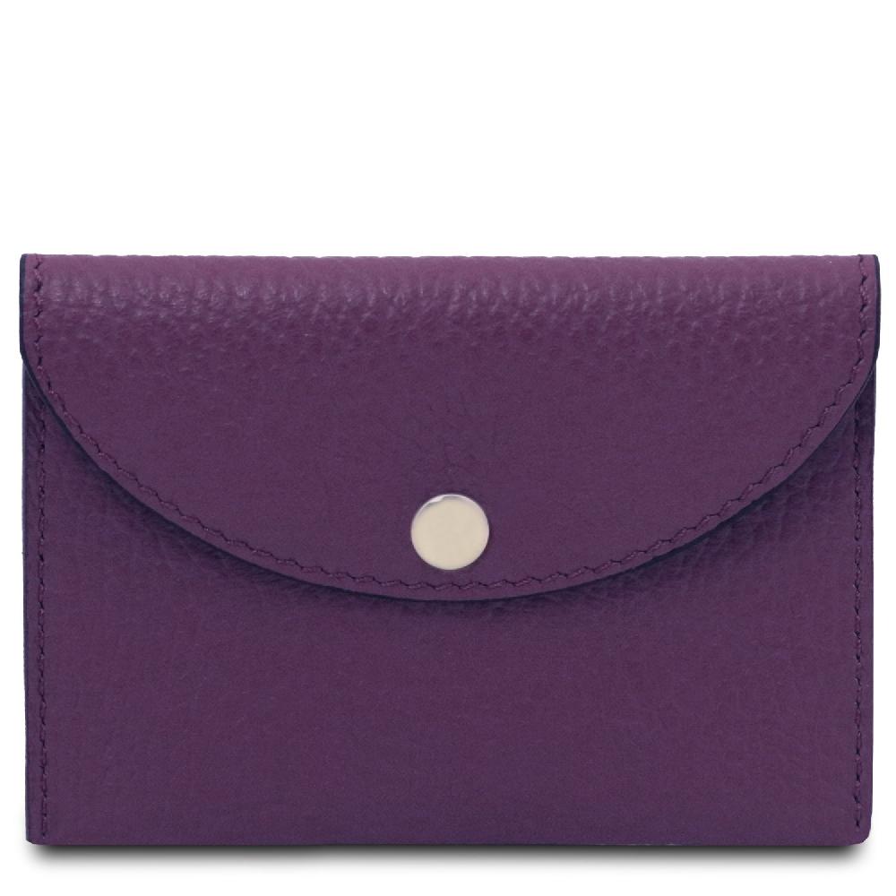 Tuscany Leather Porta Biglietti Da Visita / Carte Di Credito In Pelle