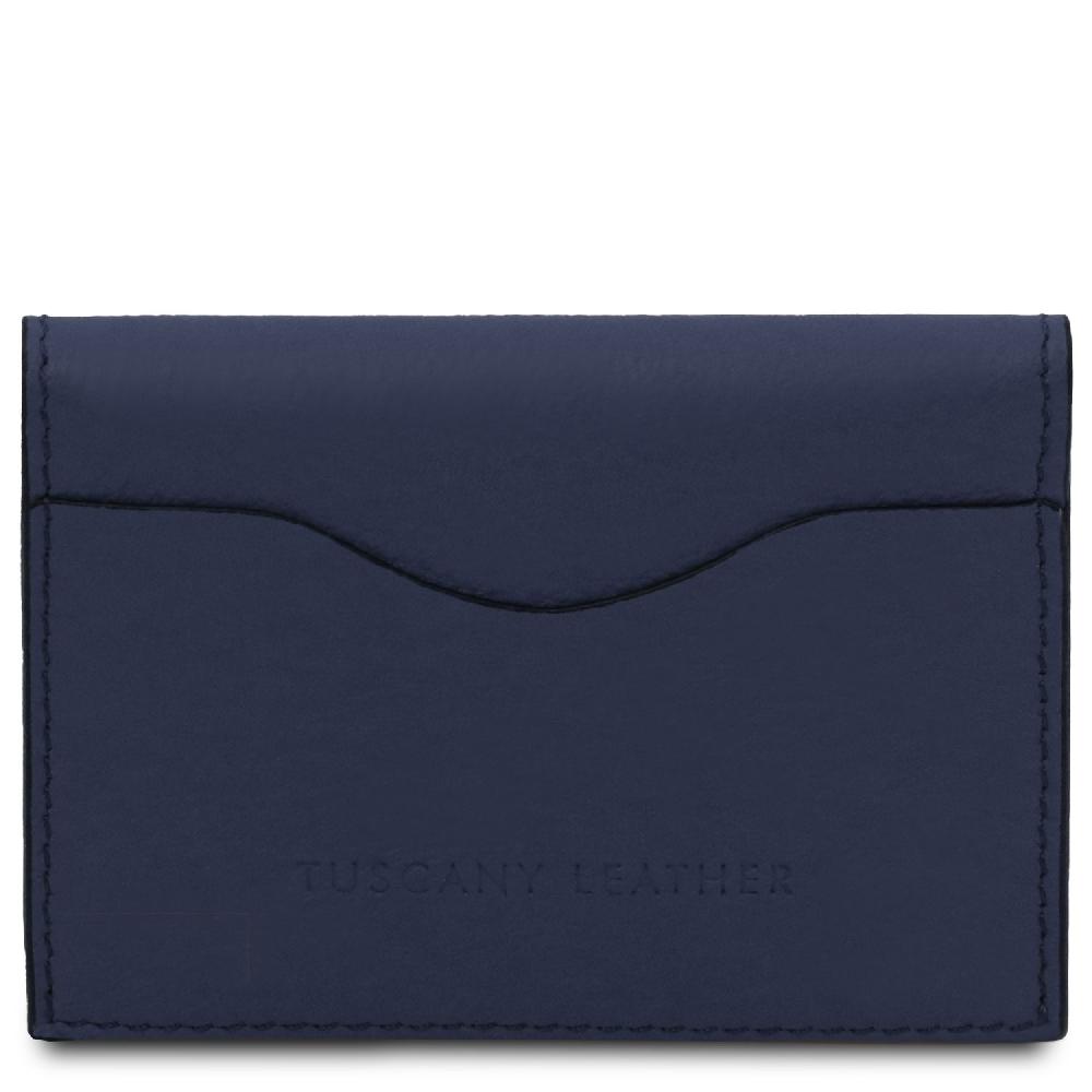 Tuscany Leather Porta Biglietti Da Visita / Carte Di Credito In Pelle