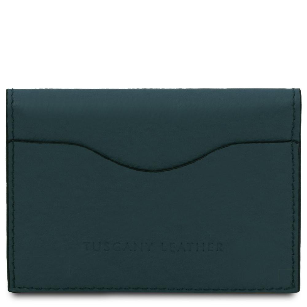 Tuscany Leather Porta Biglietti Da Visita / Carte Di Credito In Pelle
