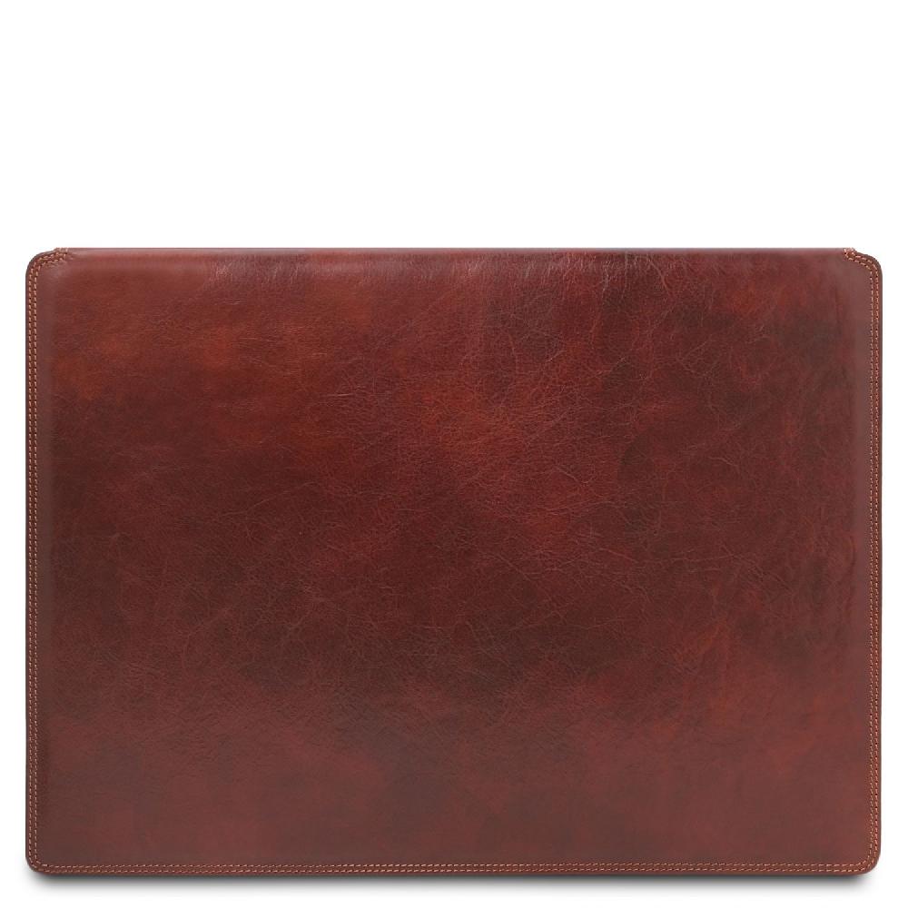 Tuscany Leather Sottomano Da Scrivania Con Ribalta E Tappetino Per Mouse In Pelle